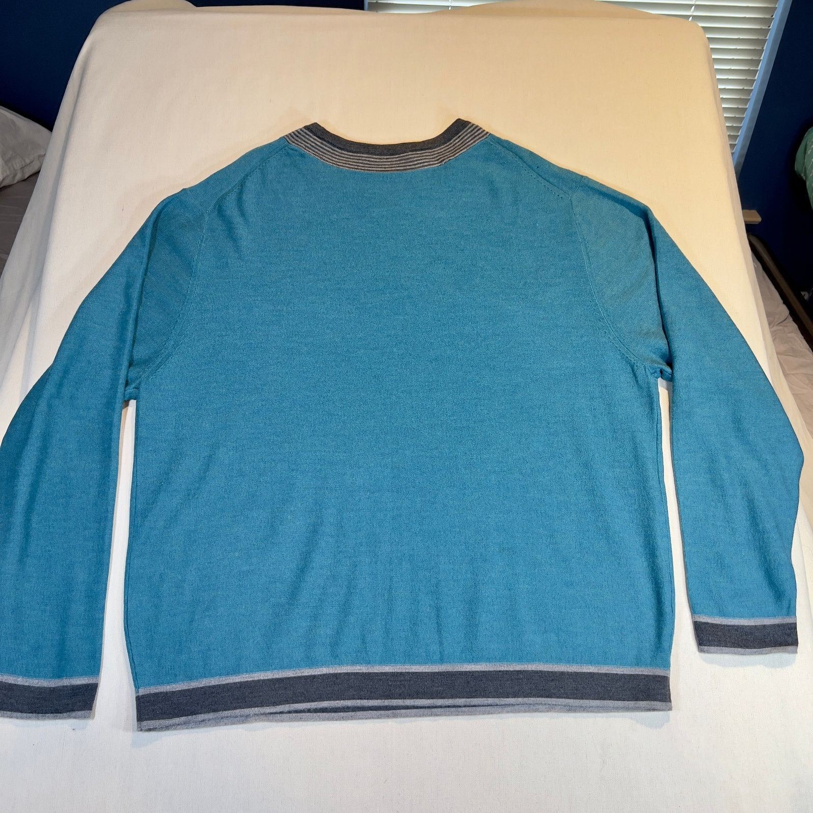 Raffi Raffi Linea Uomo 100% Extra Fine Merino Wool CrewNeck Sweate Size US XXL / EU 58 / 5 - 3 Thumbnail