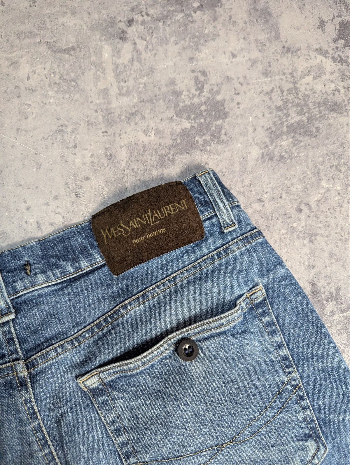 Yves Saint Laurent ❤️Ysl jeans pour homme Size US 34 / EU 50 - 3 Thumbnail