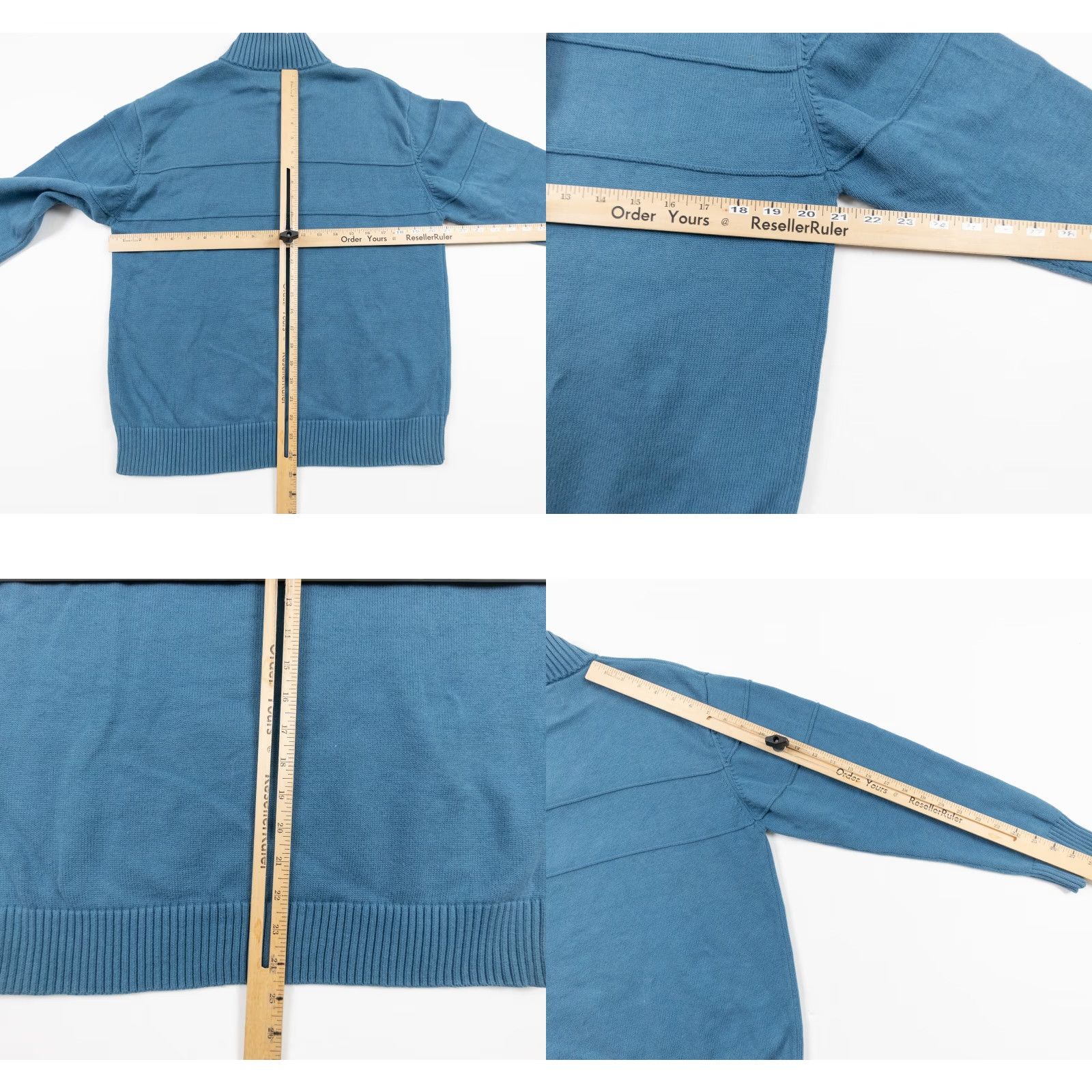 Pendleton Pendleton Mens Sweater 1/4 Zip Pullover Knit Cotton Blue Small Mock Neck Long Sleeve Regular Fit Vintage? No Size US S / EU 44-46 / 1 - 8 Thumbnail