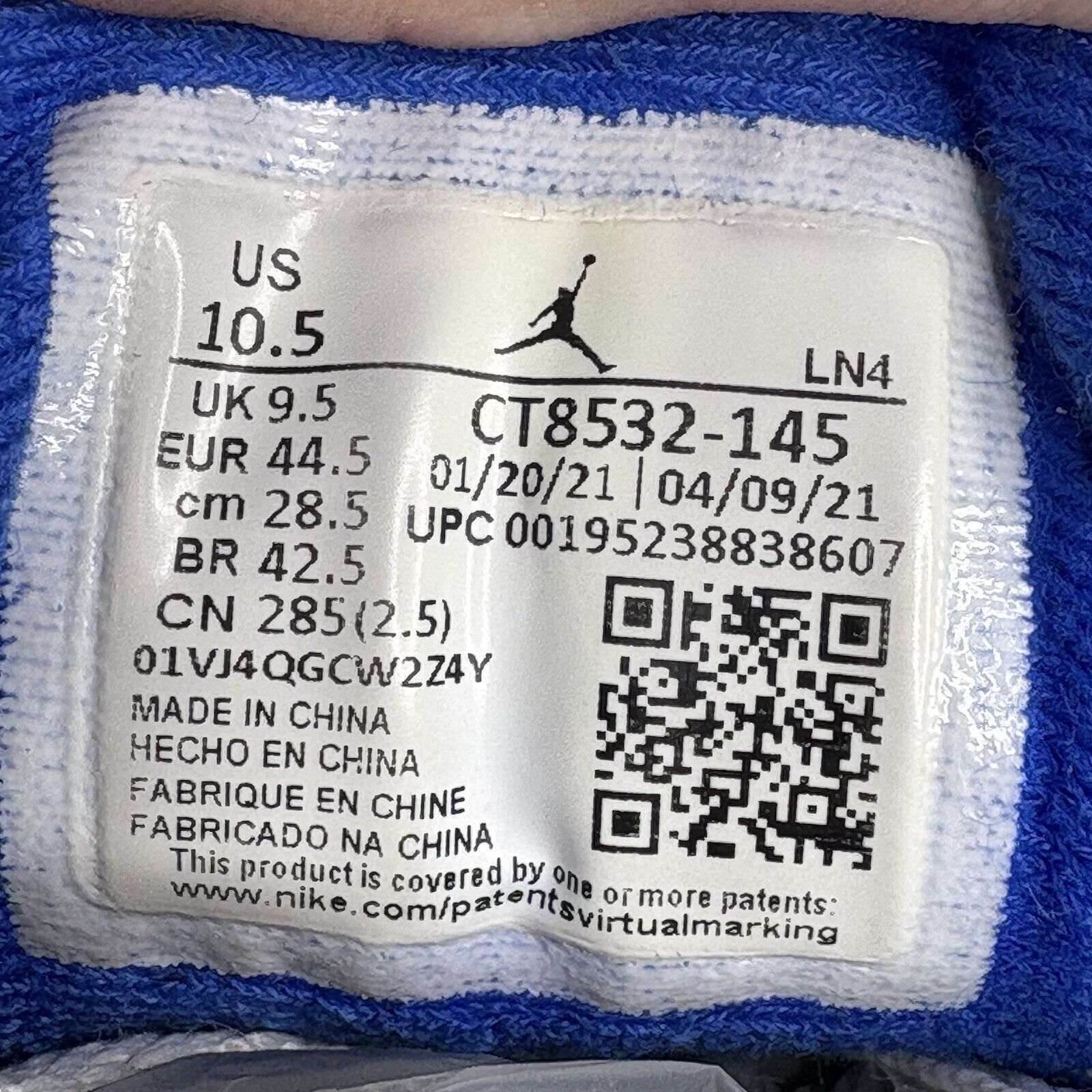 Nike Size 10.5 - Jordan 3 Retro Mid Racer Blue Size US 10.5 / EU 43-44 - 7 Thumbnail