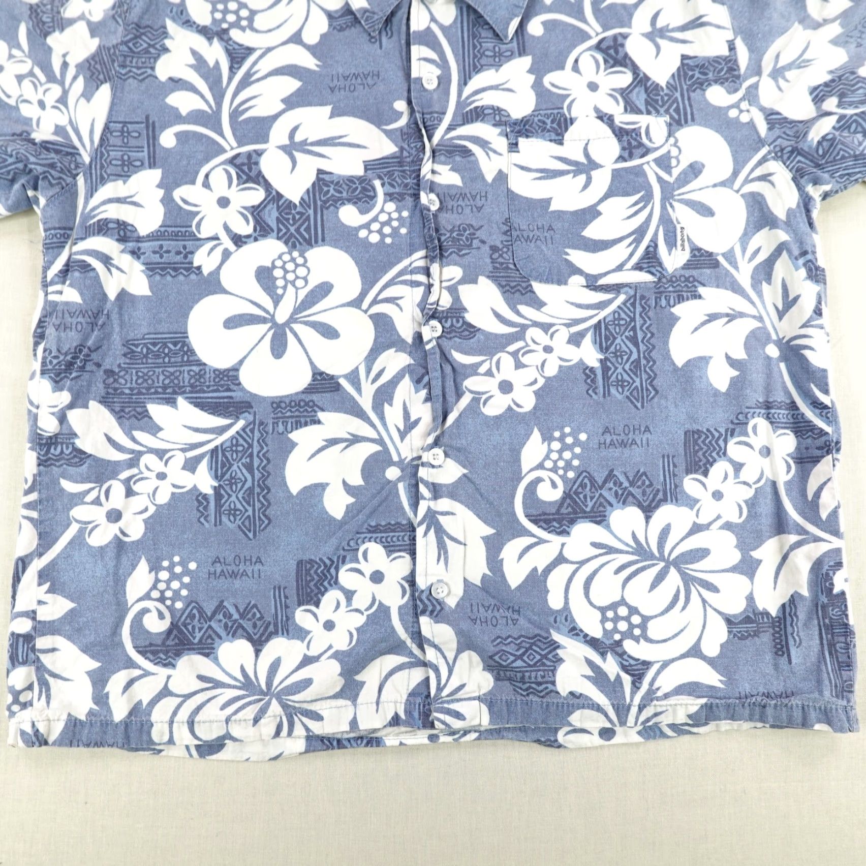 Billabong VINTAGE Billabong Hawaiian Shirt Mens Medium Blue Floral Button Up Aloha 90s Surf Size US M / EU 48-50 / 2 - 4 Thumbnail