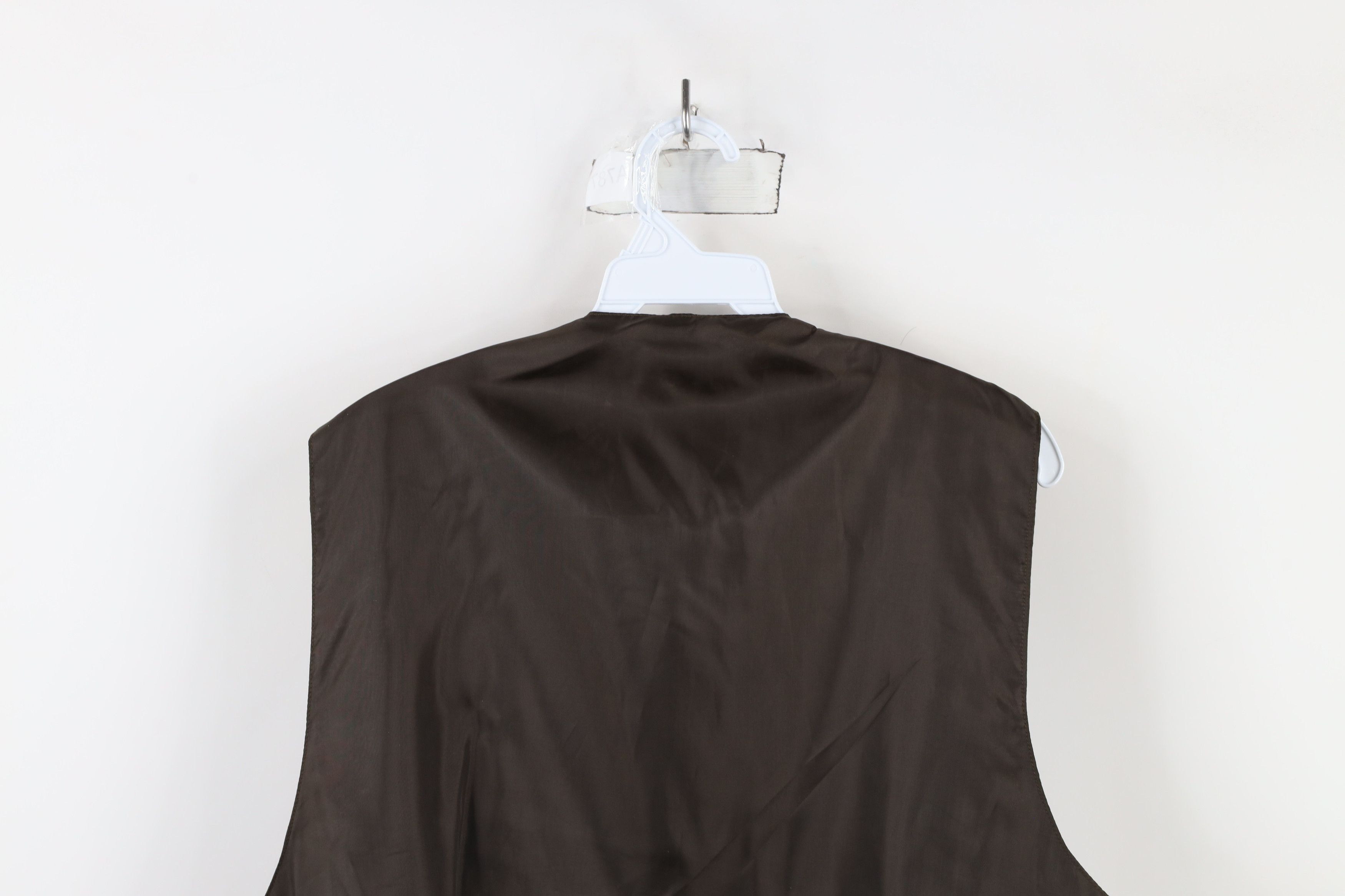 Vintage Vintage 90s Streetwear Suede Leather Tie Back Vest Jacket Size XL / US 12-14 / IT 48-50 - 15 Thumbnail