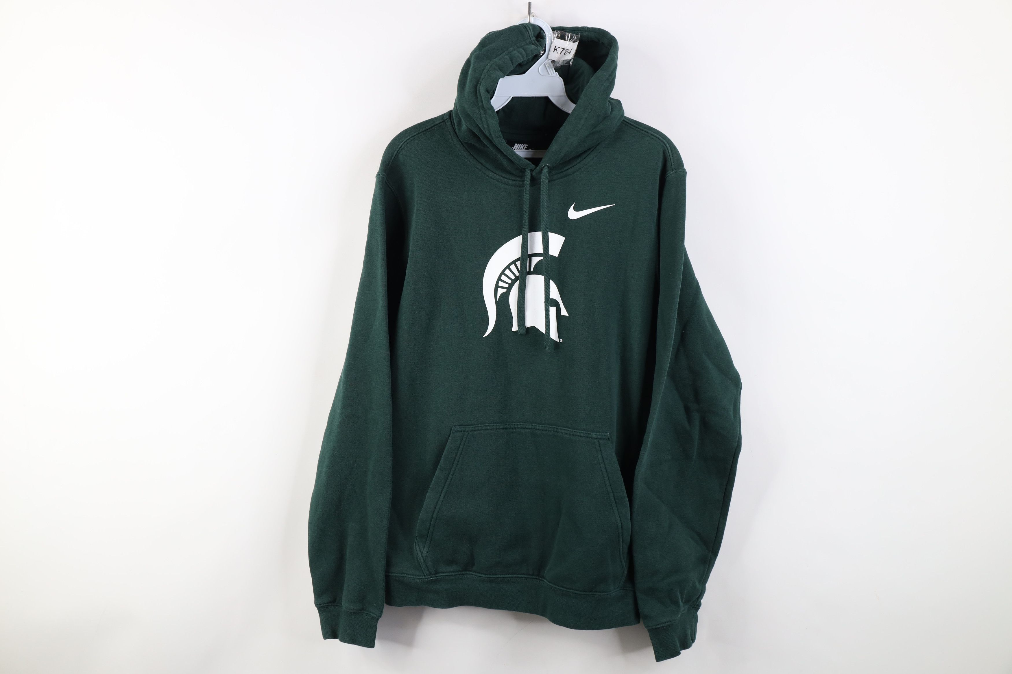 Nike Vintage Y2K Nike Swoosh Michigan State University Hoodie Size US S / EU 44-46 / 1 - 1 Thumbnail
