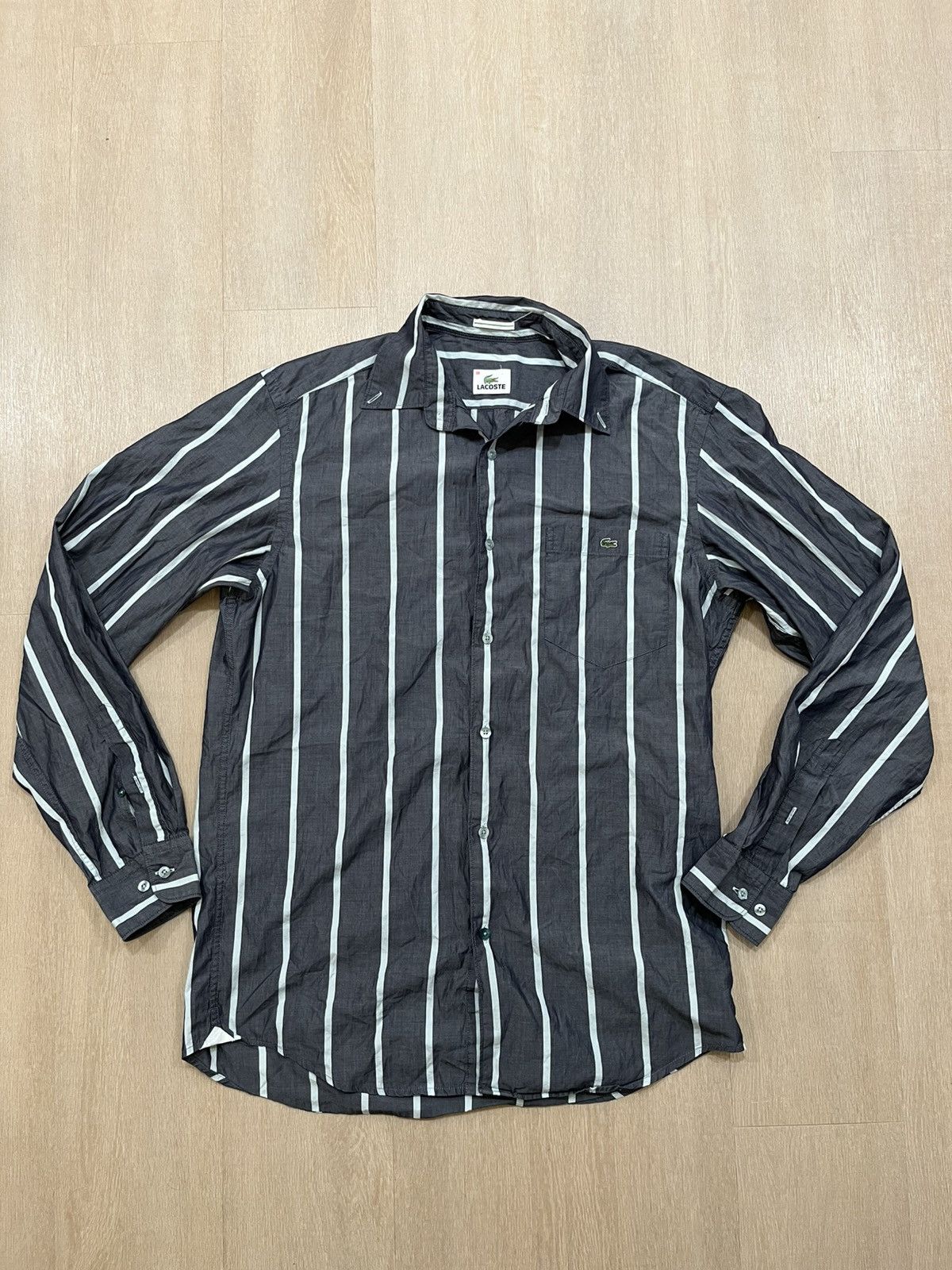 Lacoste Lacoste Button Up Shirt Size US M / EU 48-50 / 2 - 2 Thumbnail
