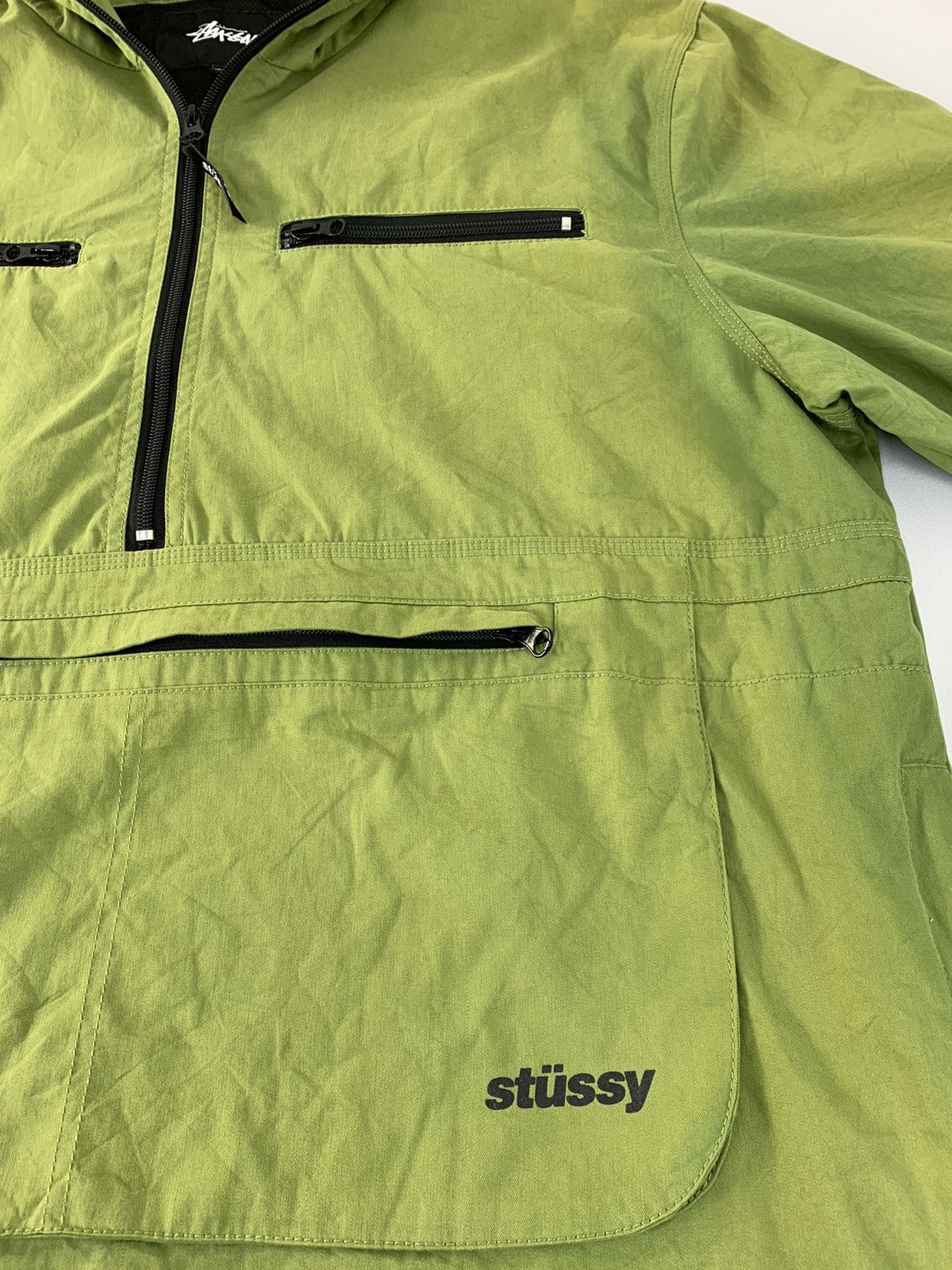 Stussy Hype Stussy Anorak Big Pocket Half Zipper Hooded Jacket Size US M / EU 48-50 / 2 - 3 Thumbnail