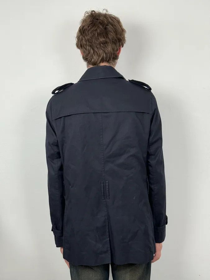 Burberry Burberry Navy Classy Trench Jacket Size US S / EU 44-46 / 1 - 3 Thumbnail