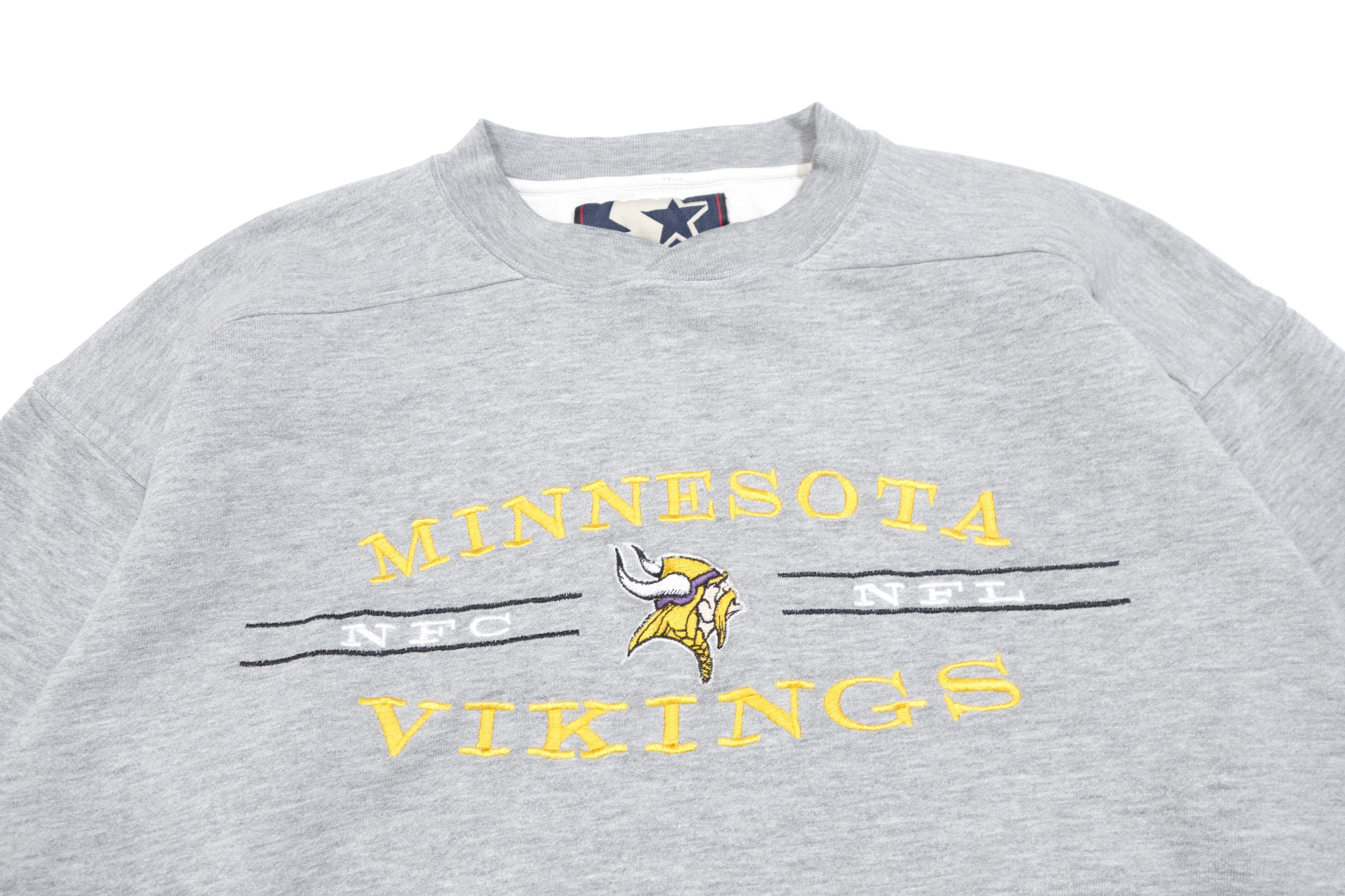 Starter 90s Minnesota Vikings NFC NFL Embroidered Logo Sweatshirt Size US M / EU 48-50 / 2 - 3 Thumbnail