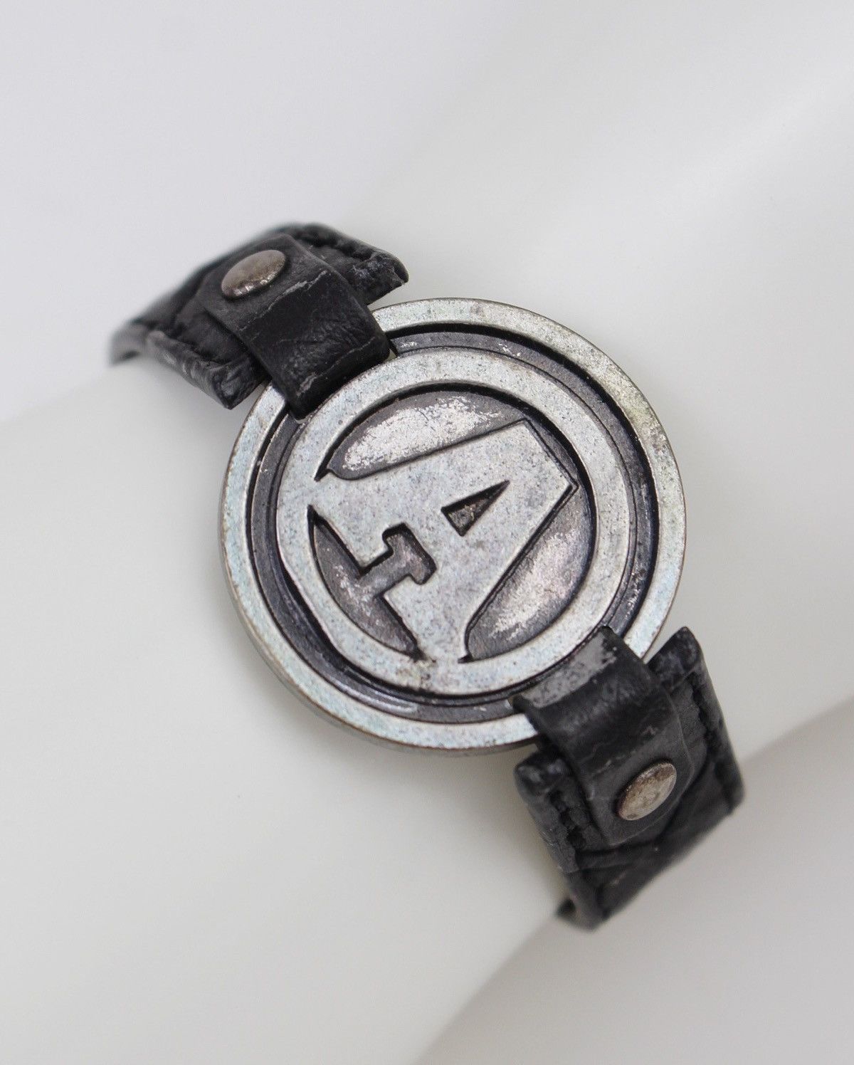 Hysteric Glamour 2000S BACKS JAPAN "A" LOGO LEATHER BRACELET Size ONE SIZE - 2 Thumbnail