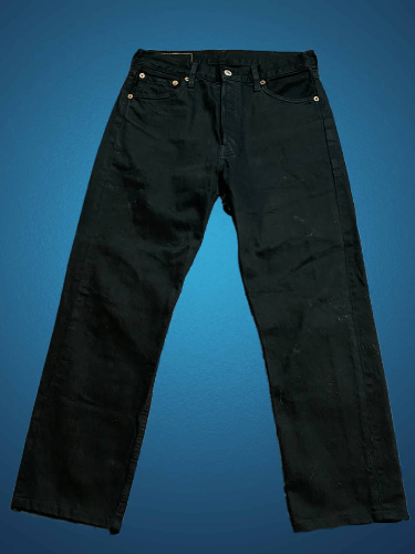 Levi's Vintage Levi's 501 Black Straight Denim Jeans Size 30 Size US 30 / EU 46 - 1 Thumbnail