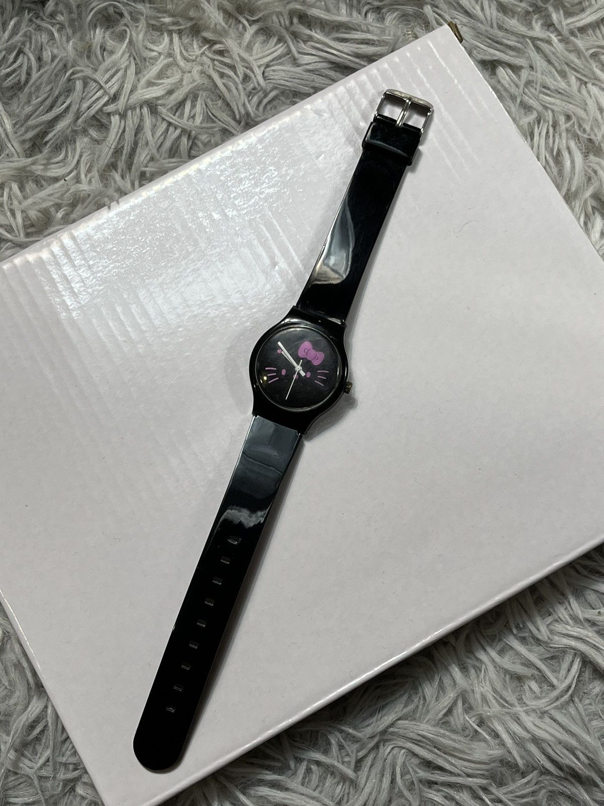Japanese Brand Hello Kitty Black Quartz Watch – Cute & Minimalist Size ONE SIZE - 8 Thumbnail