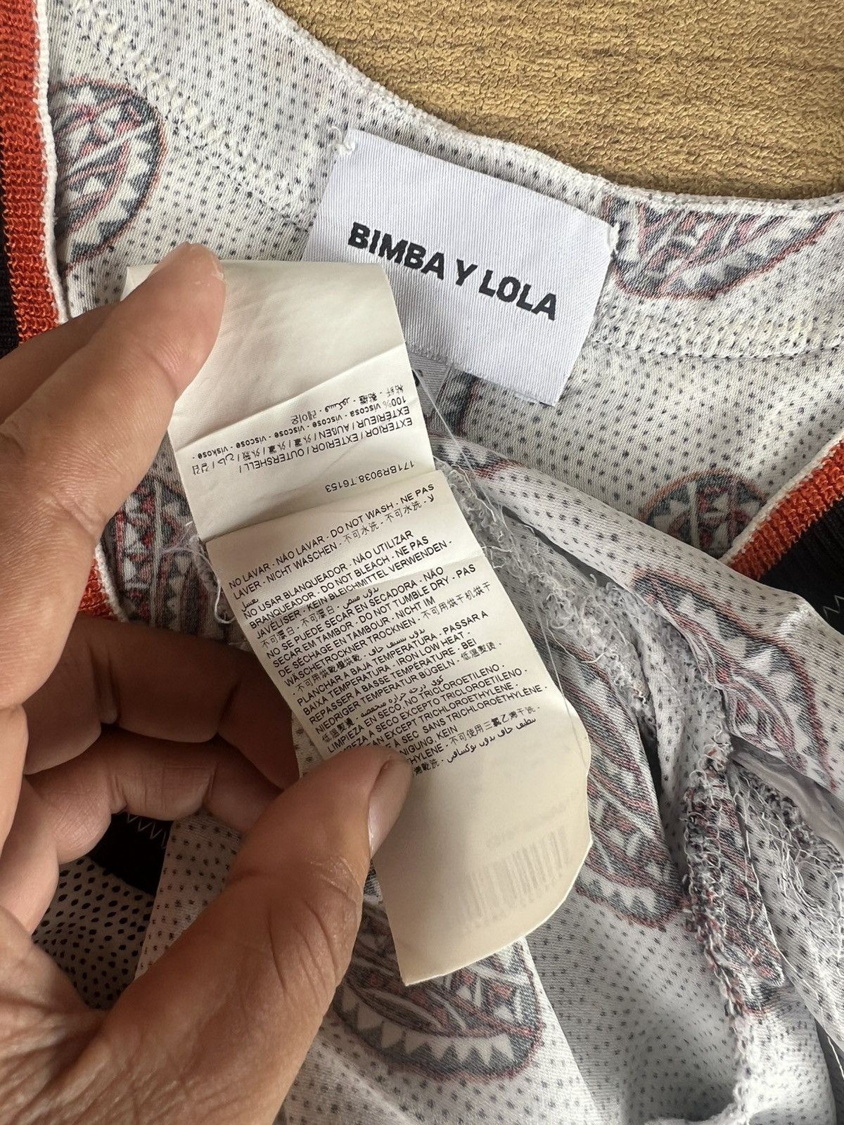 BIMBA Y LOLA Bimba y lola mini dress fullkadot with ornament print Size S / US 4 / IT 40 - 6 Thumbnail