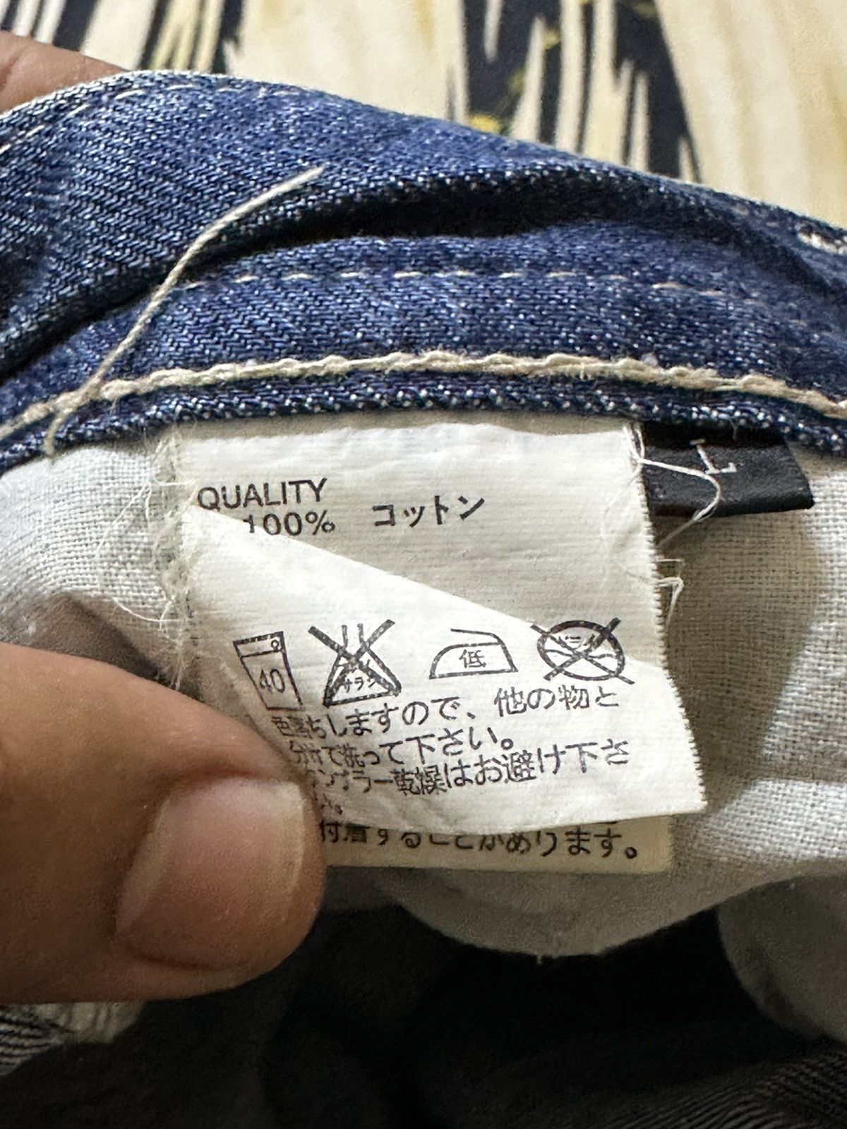 Tornado Mart Vintage Sp Rays Faded Clawmark Distressed Denim Size US 32 / EU 48 - 8 Thumbnail