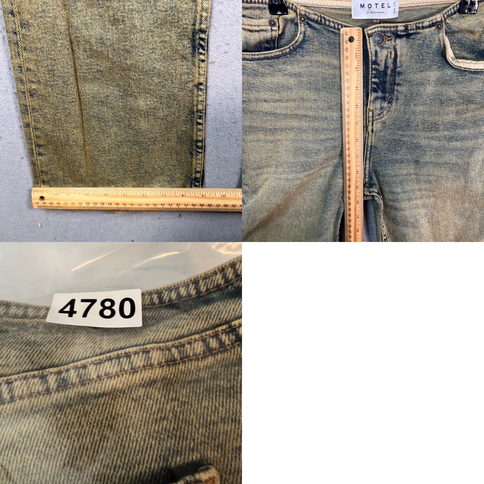 Vintage Motel Jeans Flared Denim Mid-Wash Stretch 30 x 32 Women Adult Regular 5-Pocket Blue Vintage No Size 30" / US 8 / IT 44 - 8 Thumbnail