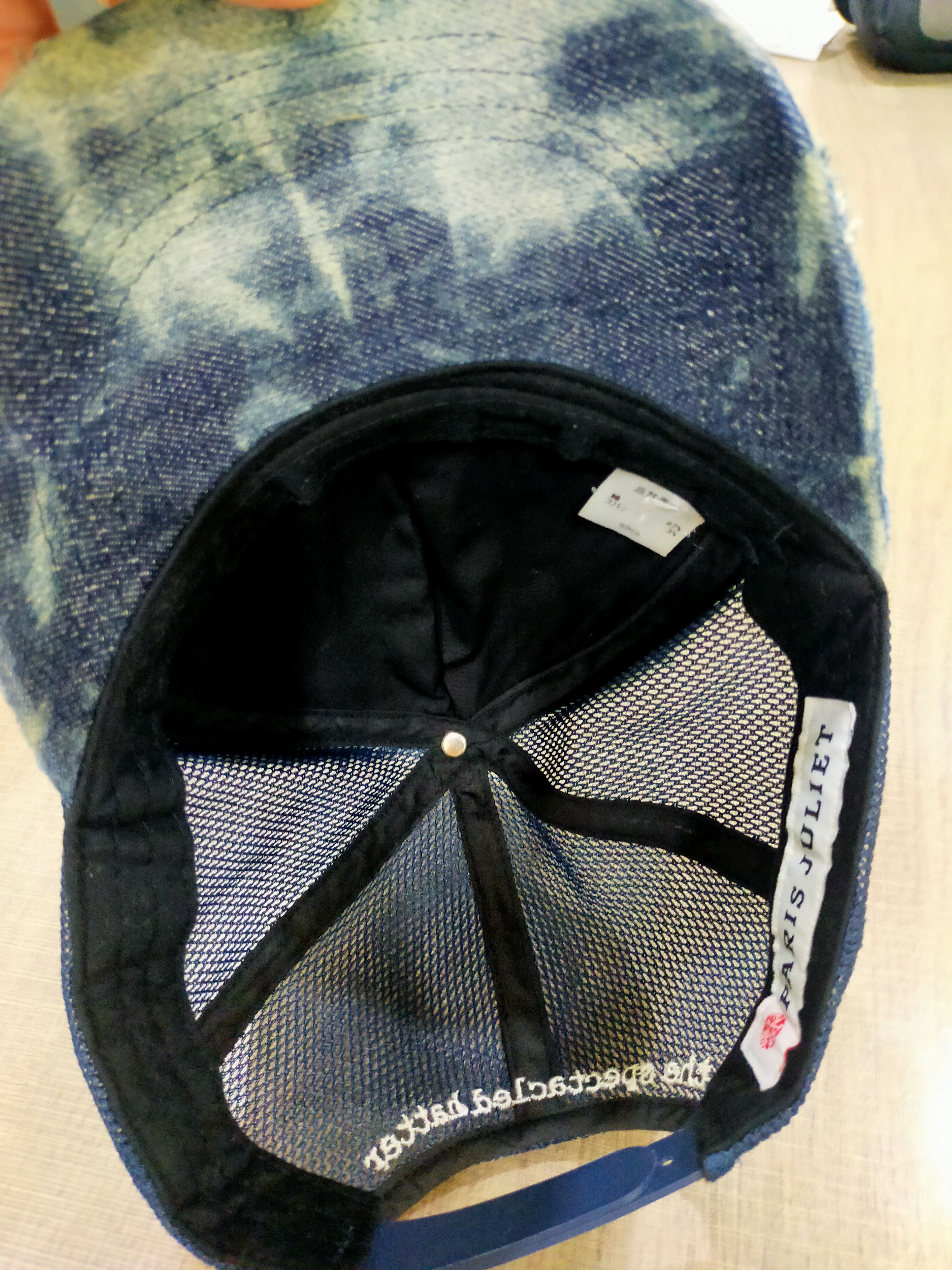 Japanese Brand 🚨SUPERNOVA BY PARIS JULIET DENIM WASHED TRUCKER HAT Size ONE SIZE - 5 Thumbnail
