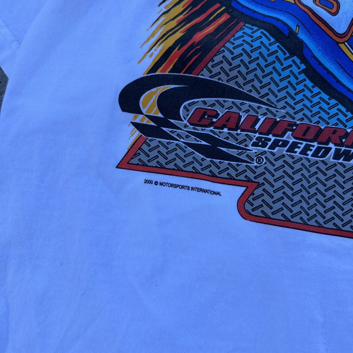 Fruit Of The Loom Vintage 2000 NASCAR NAPA 500 Racing Graphic Tee Size US XXL / EU 58 / 5 - 4 Thumbnail