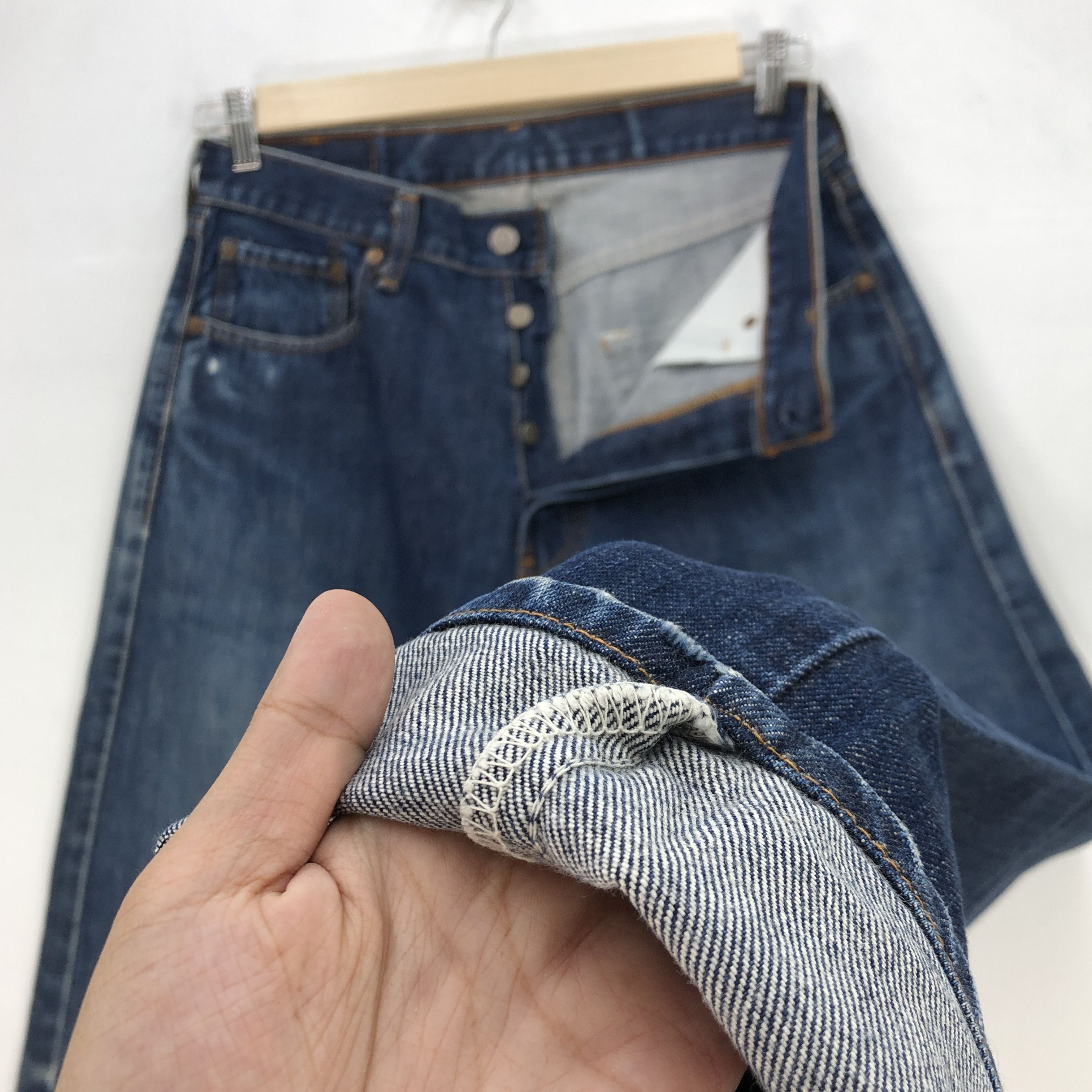 Levi's Vintage 90s Levis Jeans Levi's Fly Indigo Button Denim Size US 30 / EU 46 - 6 Thumbnail