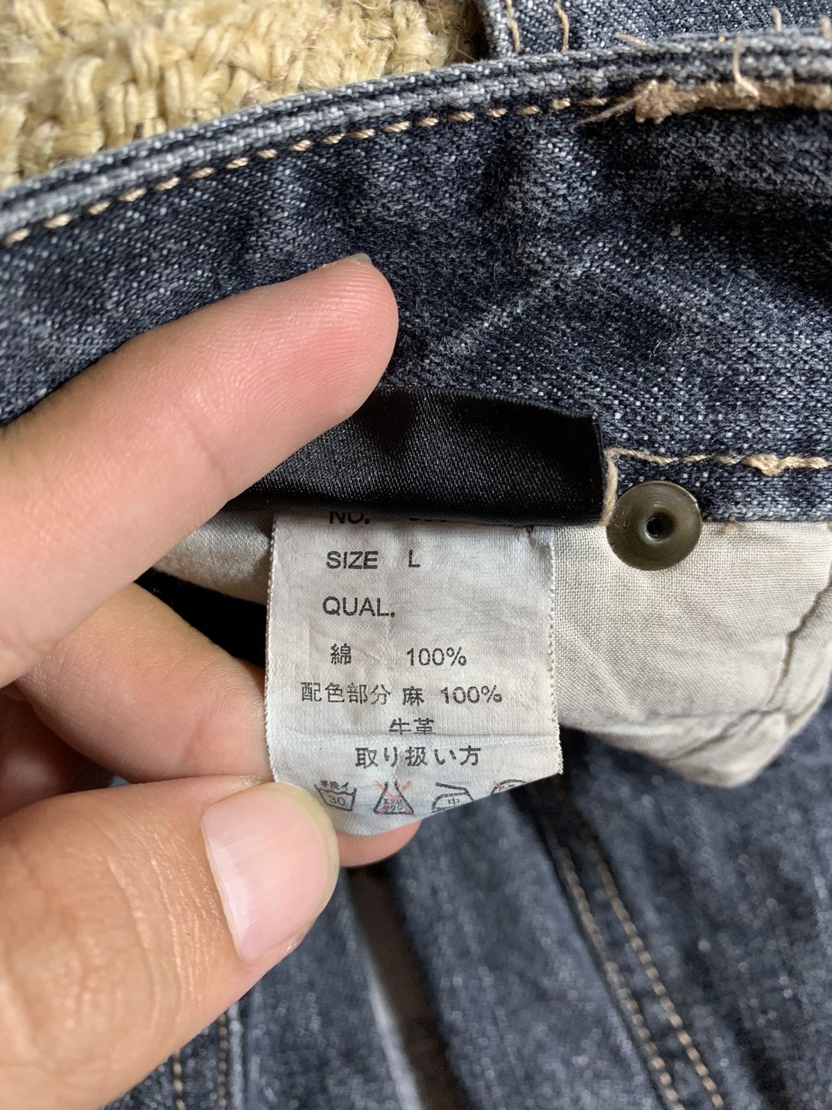 Vintage 💥BINDING OFFER💥2000s Cargo Distressed Denim Jeans Undefined Size US 32 / EU 48 - 11 Thumbnail