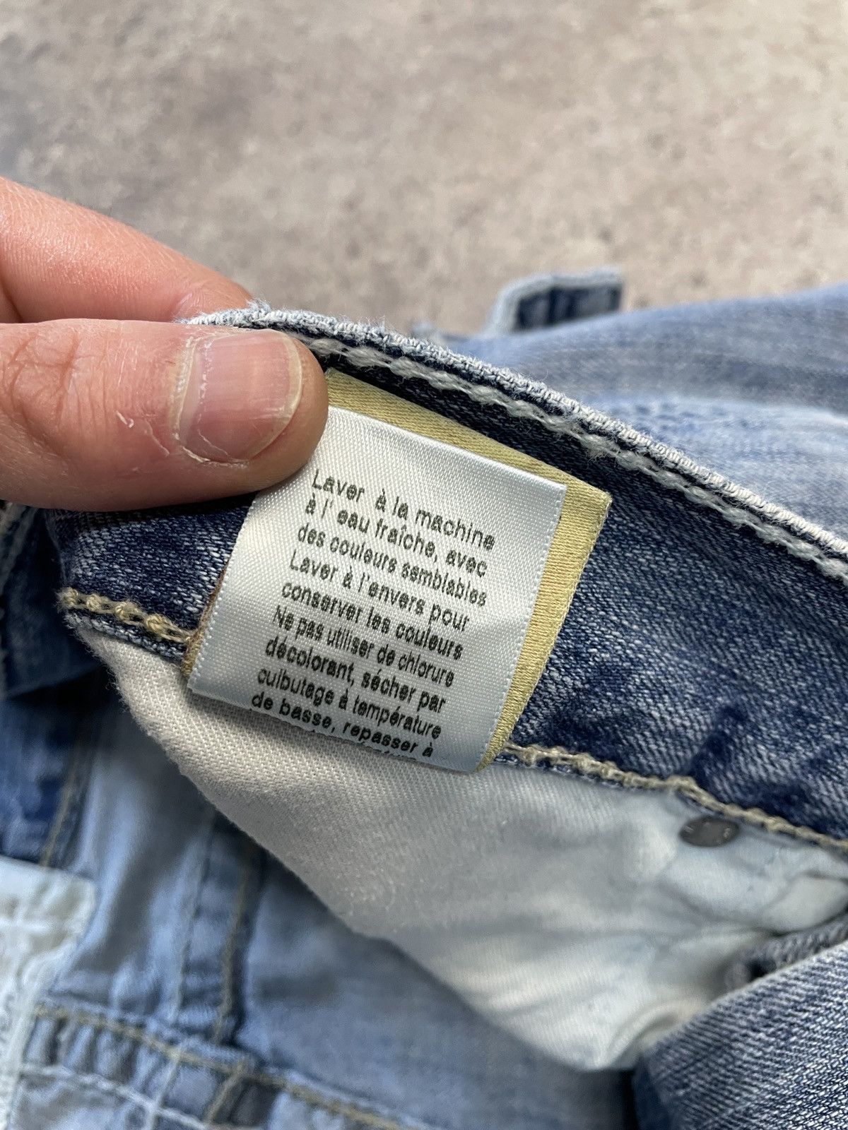 True Religion Vintage Y2K Big Star Like True Religion Y2K Distressed Jeans Size US 36 / EU 52 - 21 Thumbnail