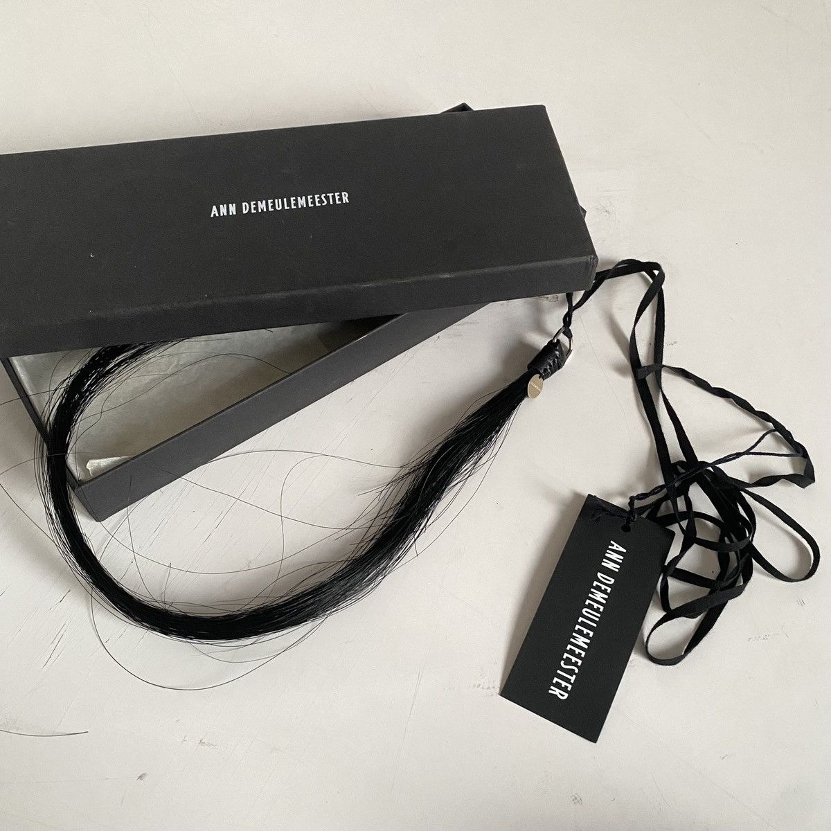 Ann Demeulemeester FW11 Ann Demuelemeester horse hair necklace Size ONE SIZE - 7 Thumbnail