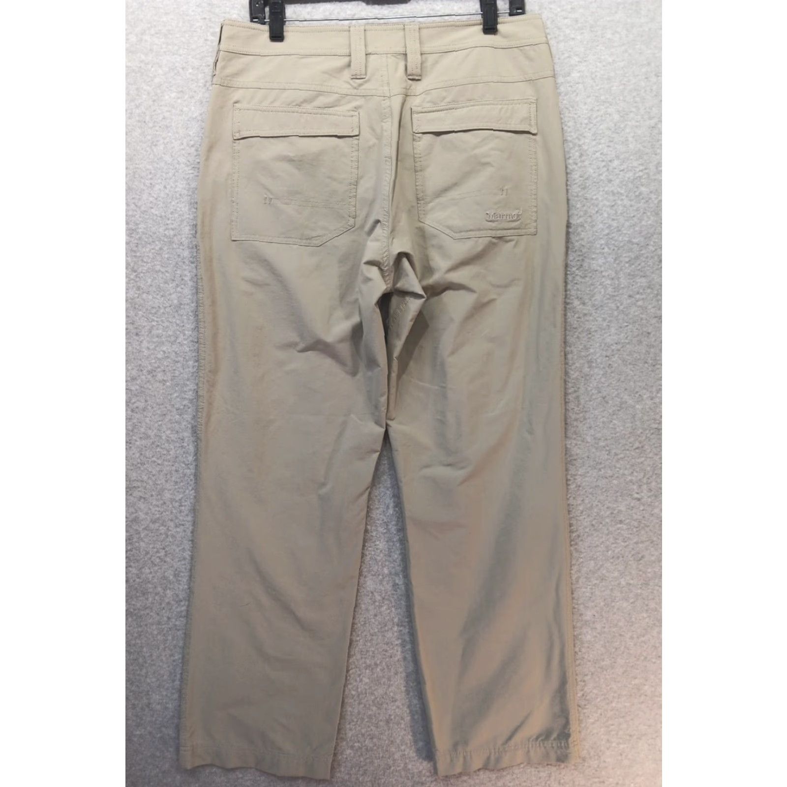 Marmot Marmot Pants Men 32 Brown Khaki Nylon Lightweight Straight Casual Chino Breathable Regular Inseam 31 Size US 32 / EU 48 - 7 Thumbnail