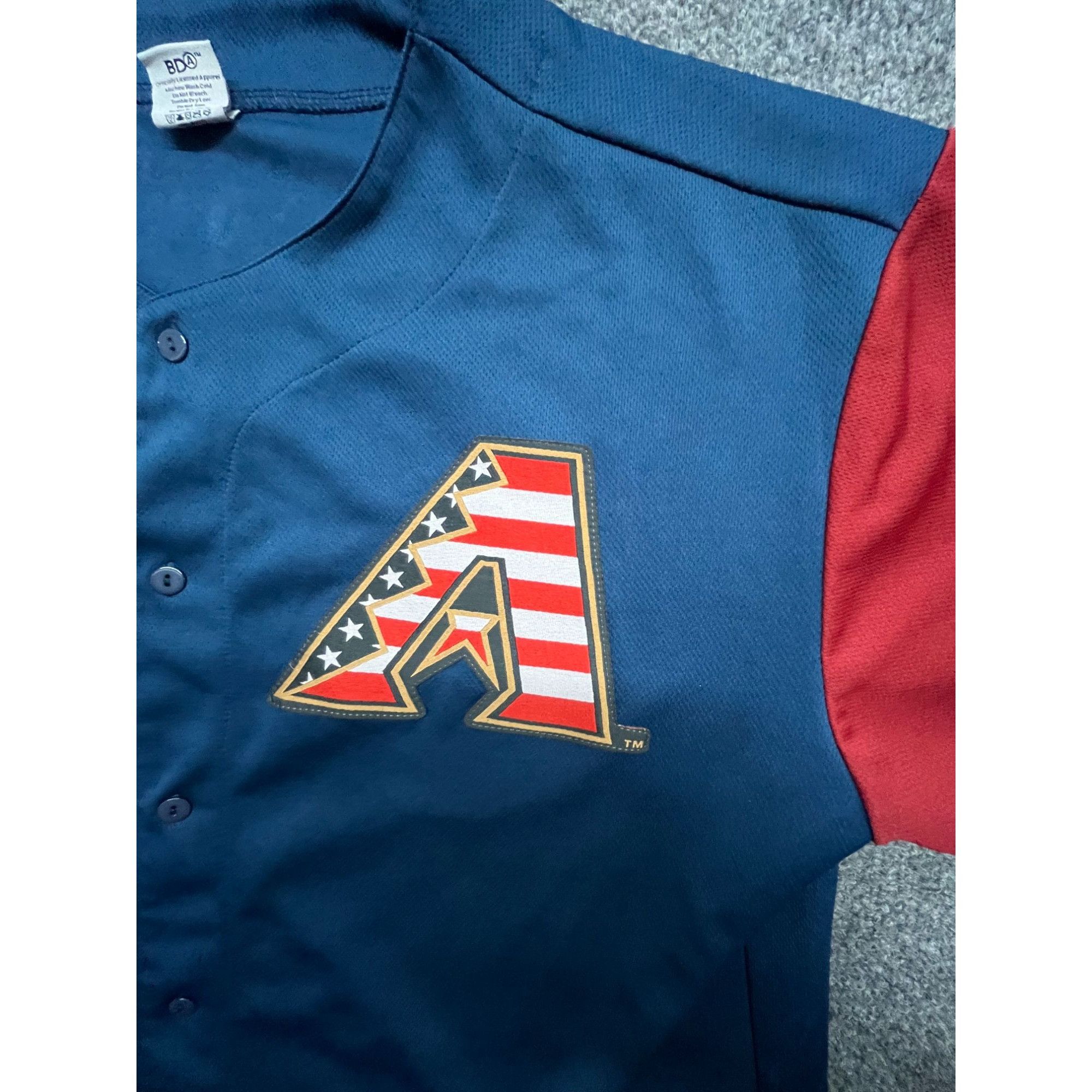 MLB Arizona Diamondbacks Jersey size XL Adult Frys Franklin Patr Size US XL / EU 56 / 4 - 3 Thumbnail