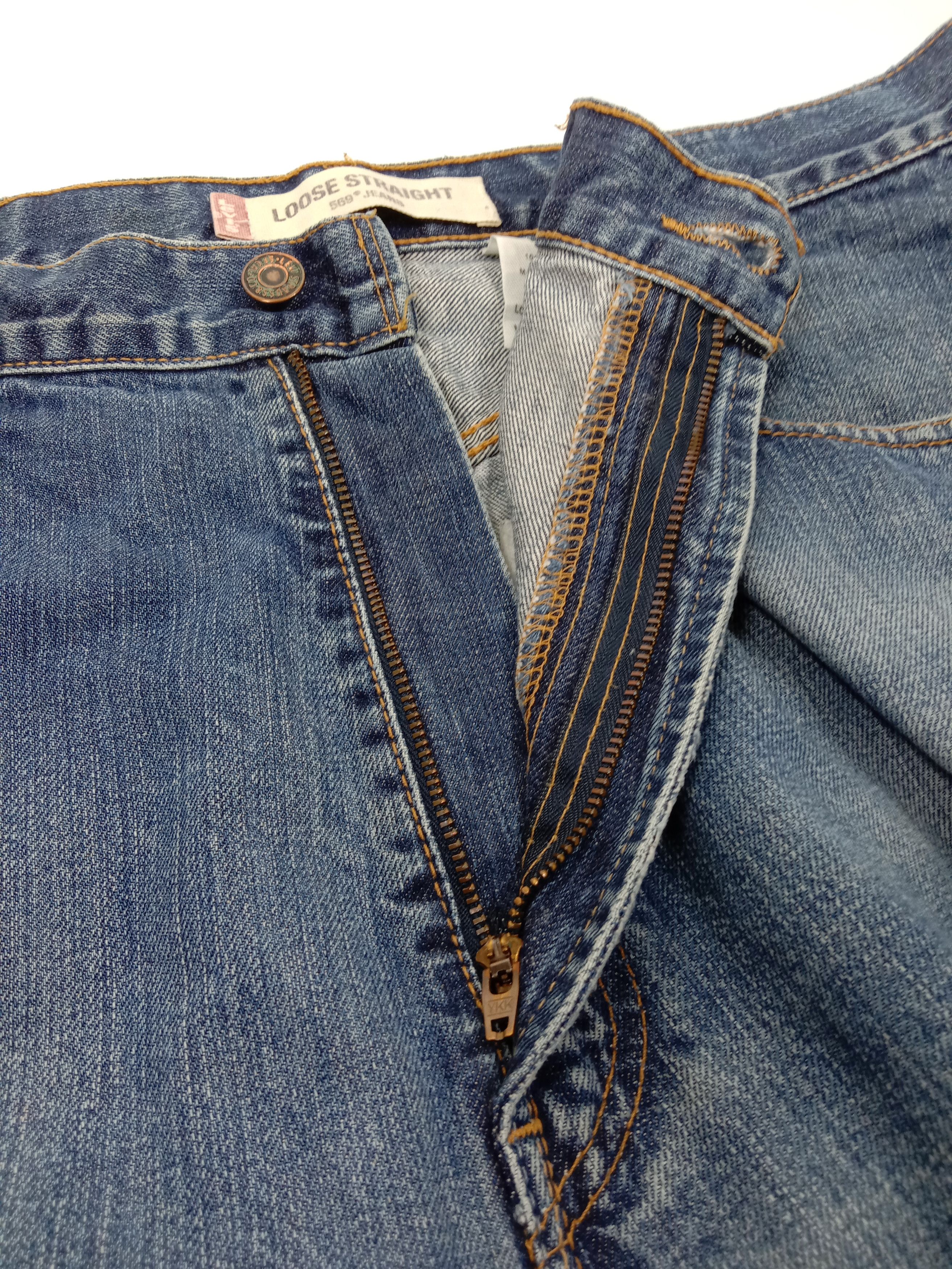 Levi's Vintage Levi’s 569 Jeans Loose Straight Distressed Denim Size US 36 / EU 52 - 9 Thumbnail