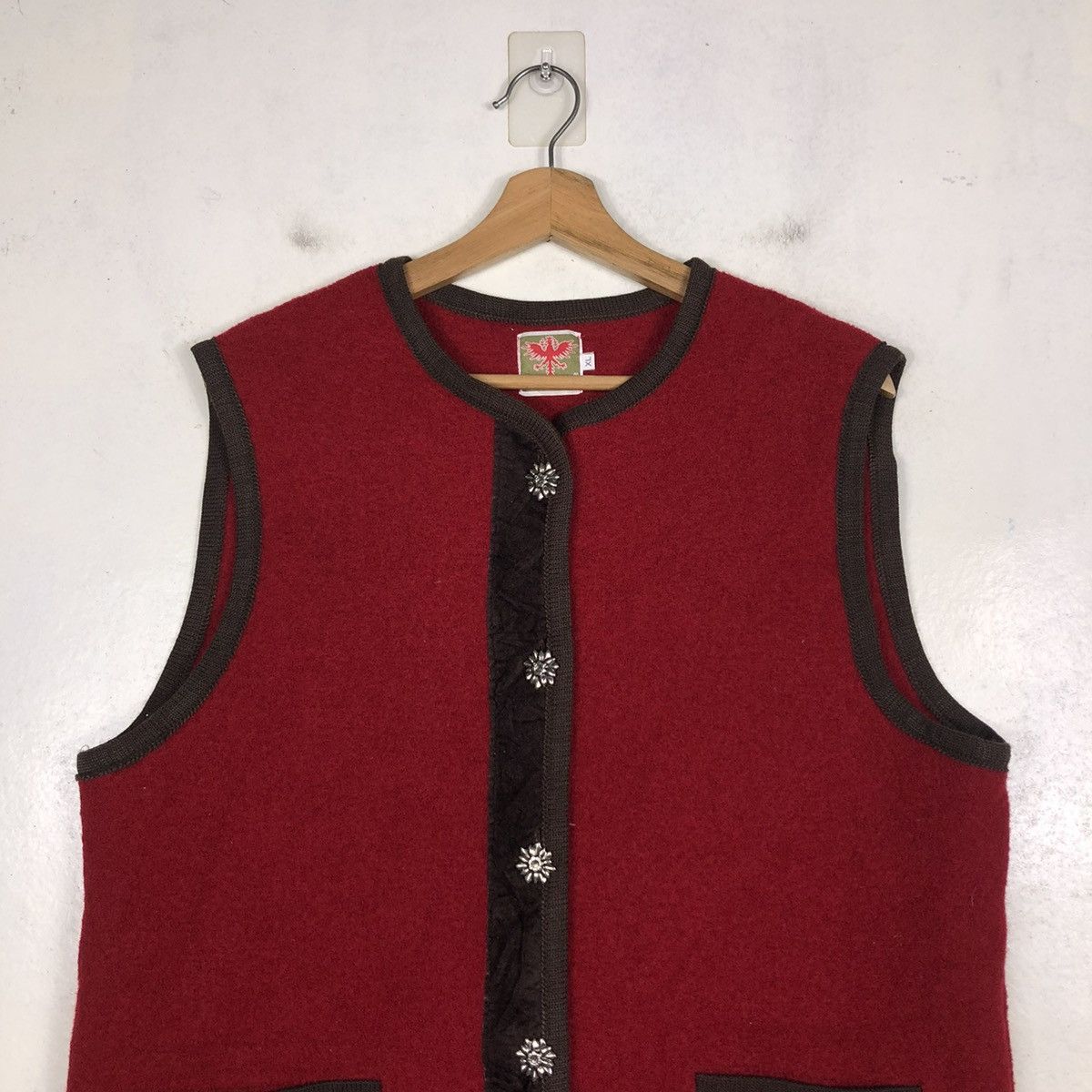 Vintage 📌VINTAGE WOOL VEST JACKET WALK WINKLER ITALY Size US XL / EU 56 / 4 - 5 Thumbnail