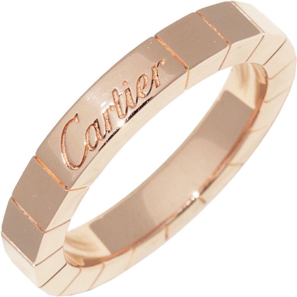 Cartier Cartier Cartier 18K Pink Gold Lanieres Ring B40483 Size 7 Calfskin Ring B40483 DUTY FREE for USA Size ONE SIZE - 1 Thumbnail