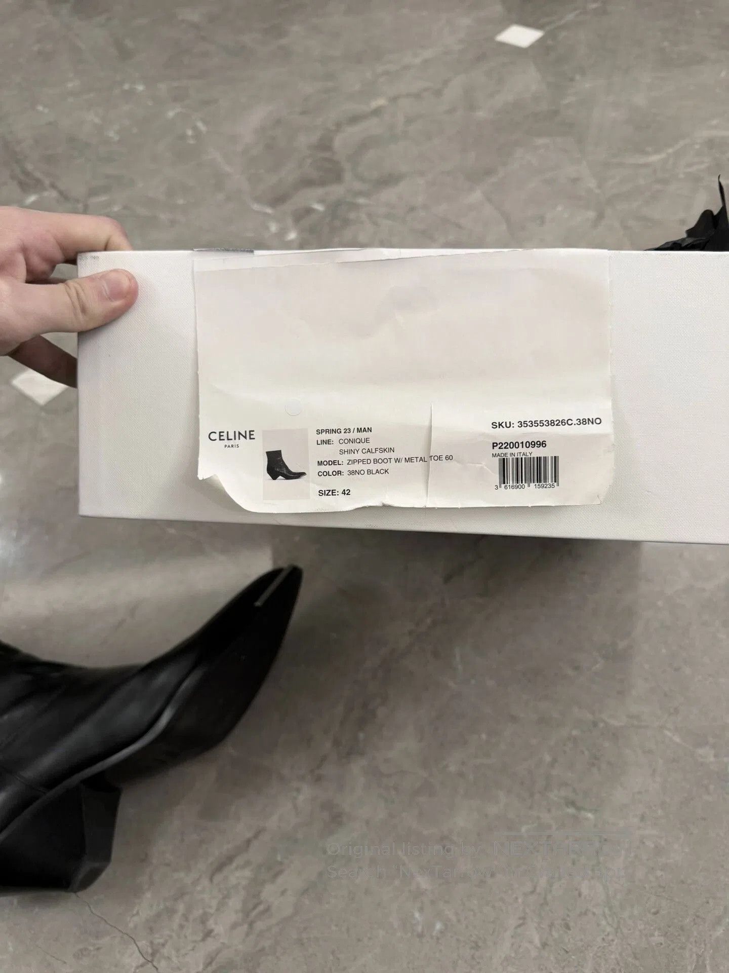 Hedi Slimane Celine Conique Heeled Ankle Boots. Size US 9 / EU 42 - 5 Thumbnail