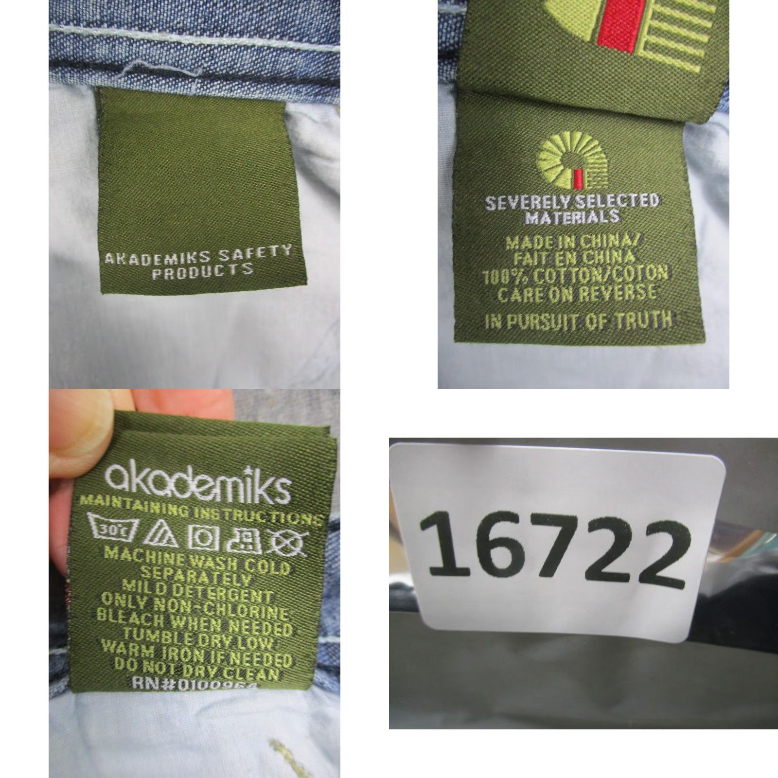 Akademiks Akademiks Jeans Mens 38 Blue Denim Baggy Fit Streetwear 2000s Y2K Hip Hop Mens Size US 38 / EU 54 - 10 Thumbnail