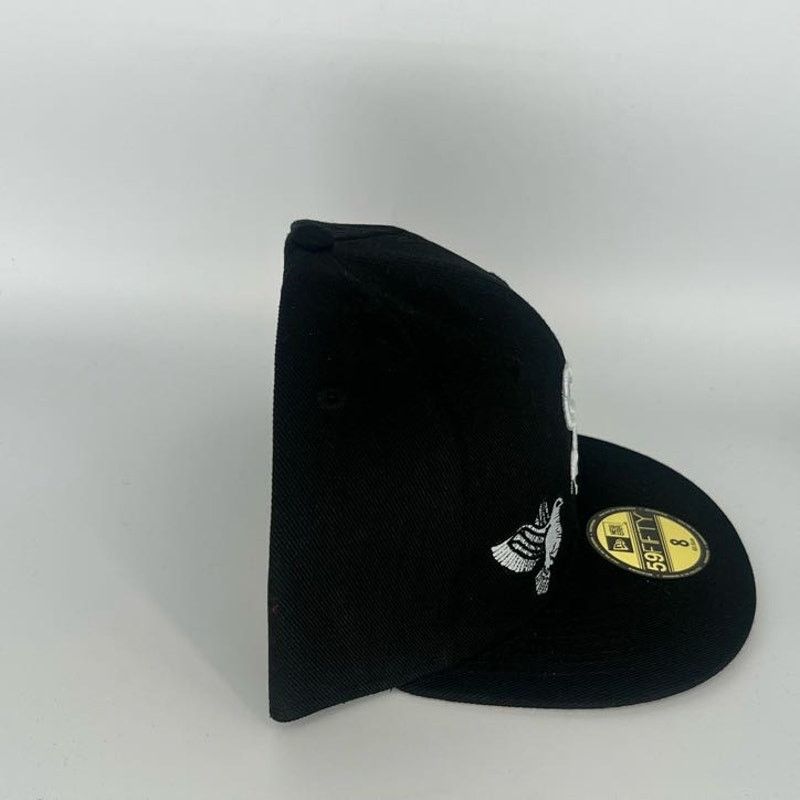 New Era Size 8 Black Chicago White Sox New Era MLB 59Fifty Fitted Size ONE SIZE - 2 Thumbnail