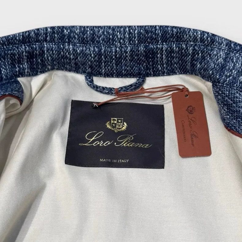 Loro Piana LORO PIANA Full cotton casual jacket Size US S / EU 44-46 / 1 - 8 Thumbnail
