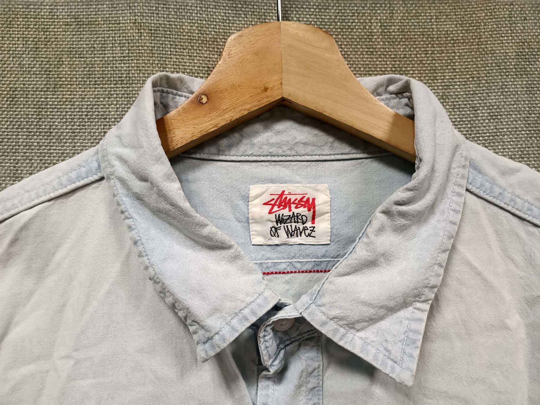 Stussy × Vintage stussy wizard of wavez button up Size US M / EU 48-50 / 2 - 5 Thumbnail