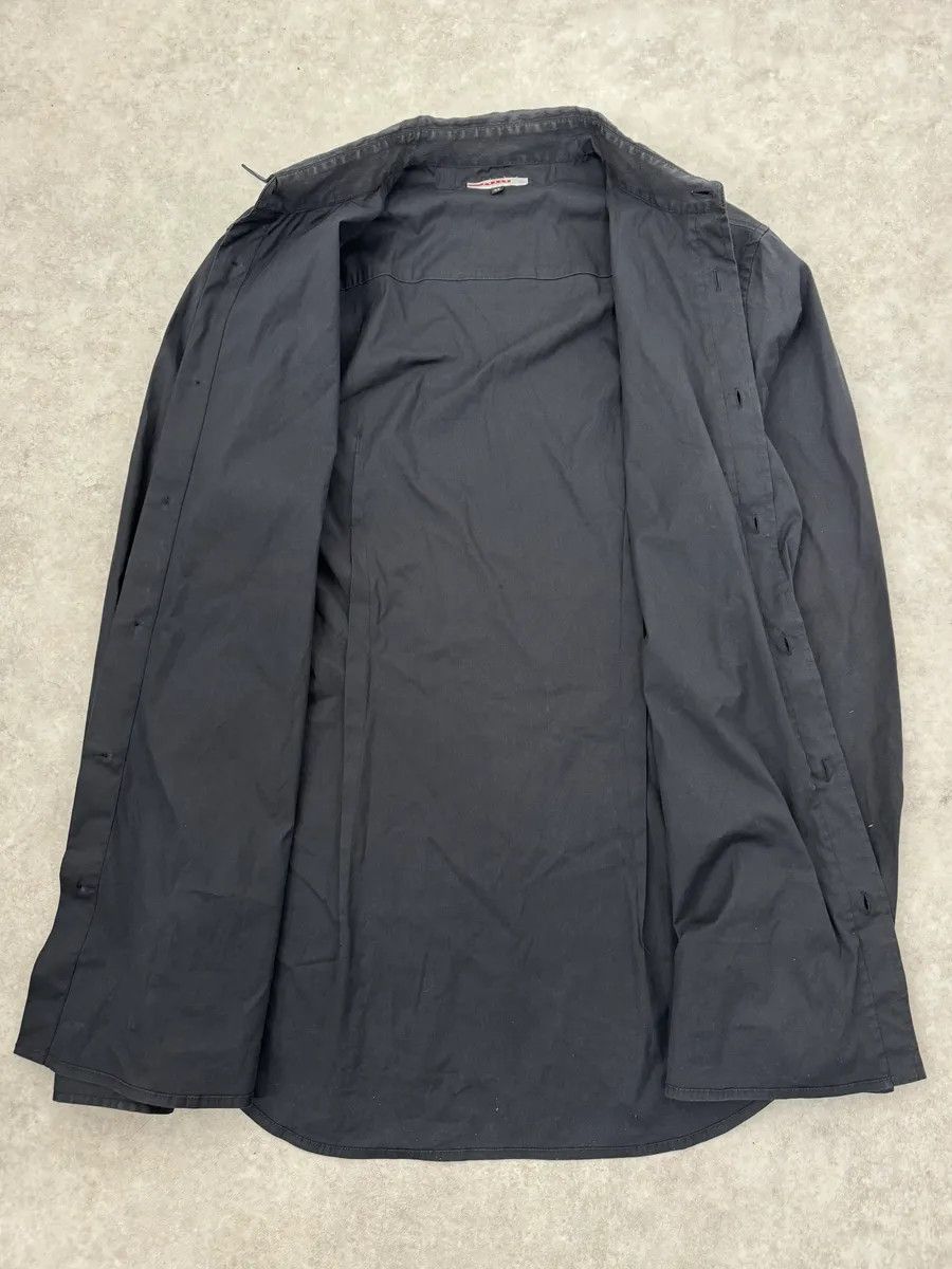 Prada SS2008 Prada Black Minimalist Shirt Size US M / EU 48-50 / 2 - 8 Thumbnail