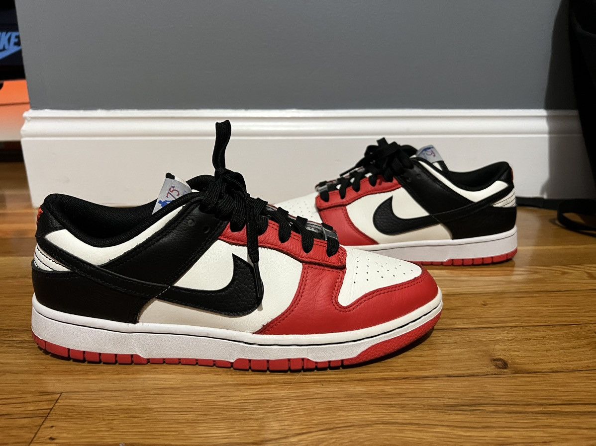 Nike Nike Dunk Low EMB 75th NBA Anniversary Size 9 Size US 9 / EU 42 - 1 Thumbnail