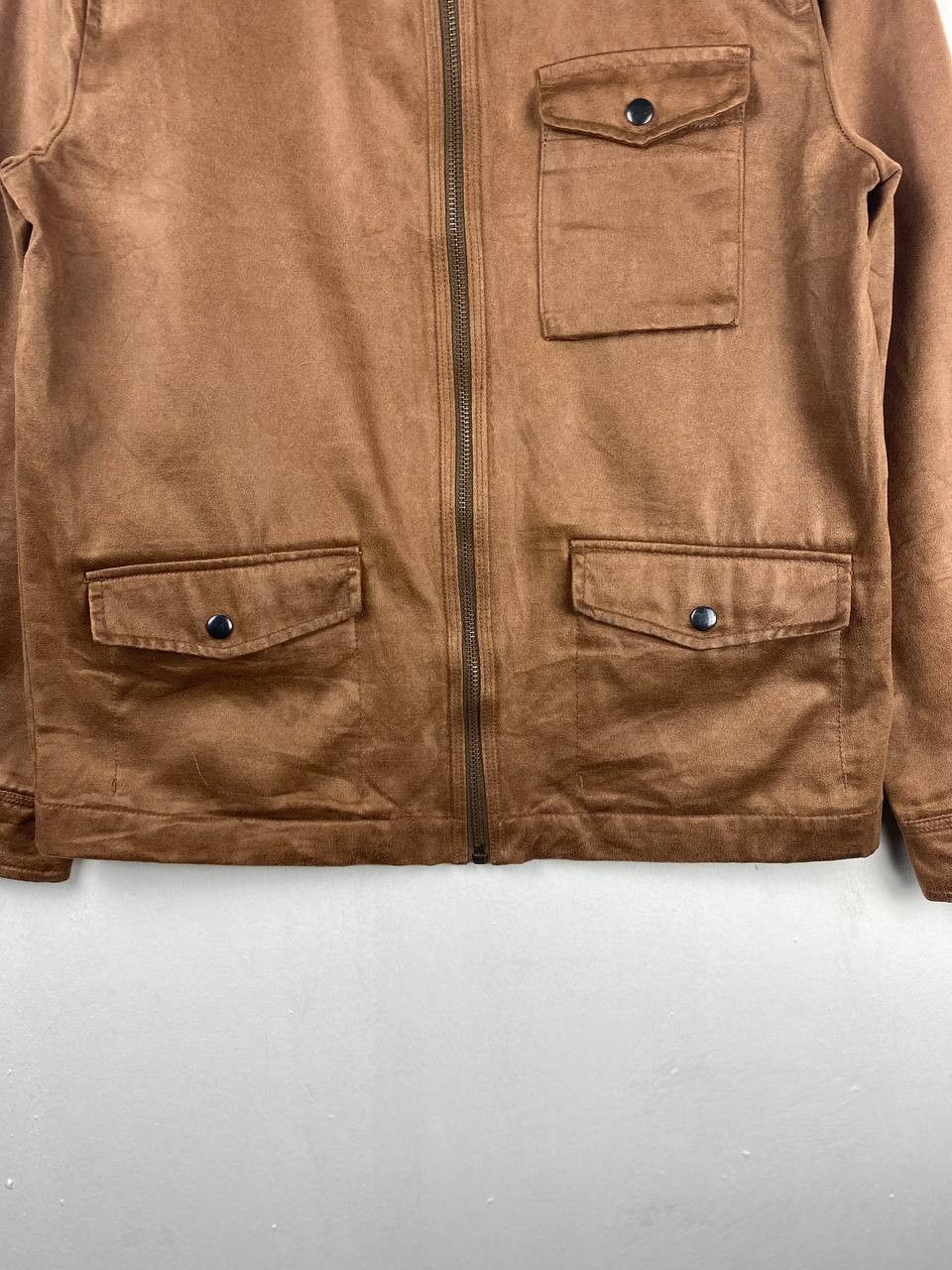 Gap gap japanese brand velvet biker jacket nice design Size US L / EU 52-54 / 3 - 3 Thumbnail