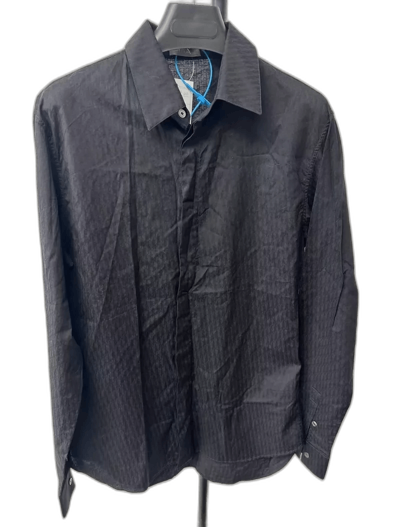 Dior Dior long sleeve printed shirt black Size US M / EU 48-50 / 2 - 1 Thumbnail