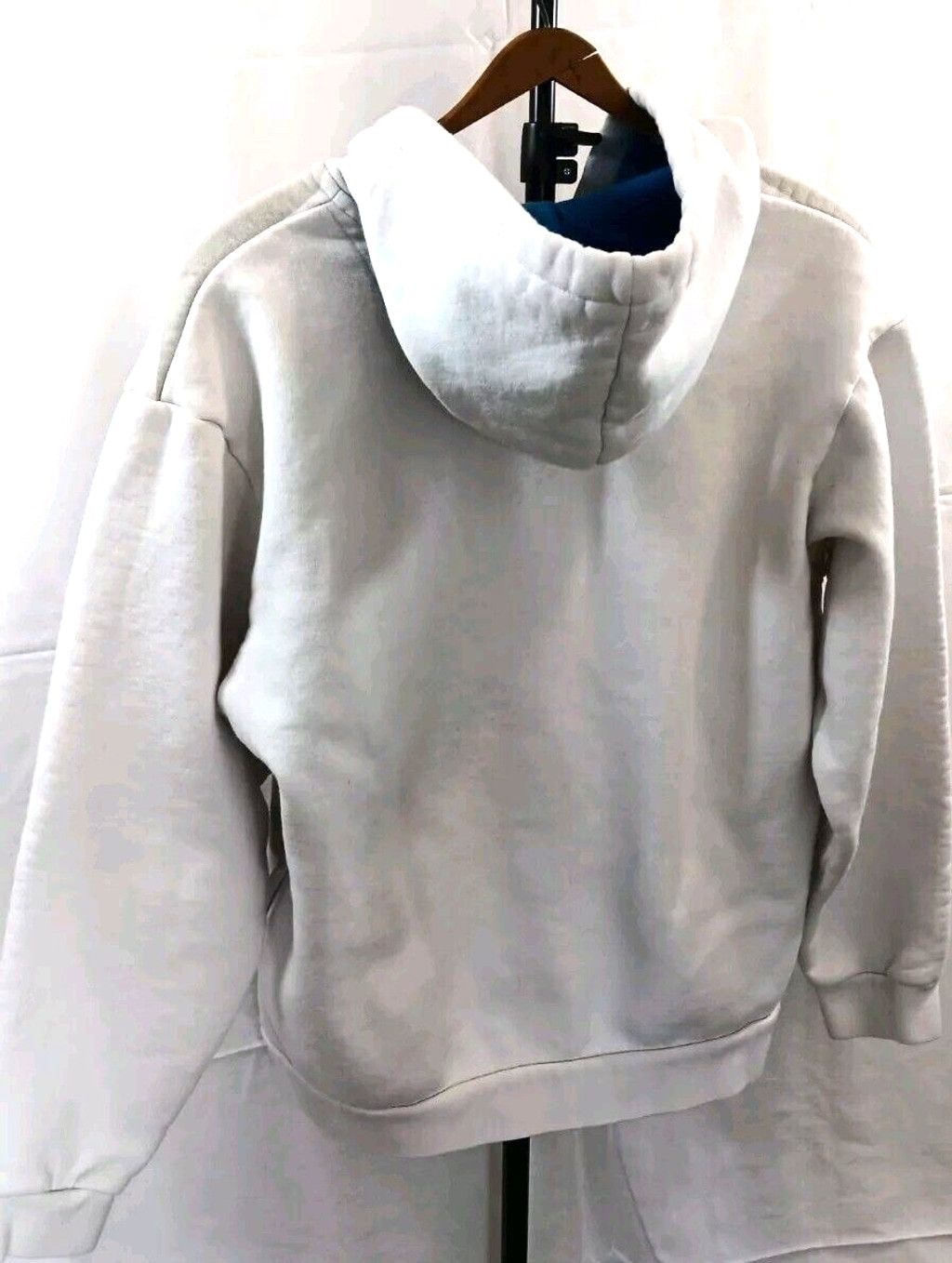 Nike 1990's Nike Made In Canada Zip Up Hoodie Sweater White Gray Size US M / EU 48-50 / 2 - 10 Thumbnail