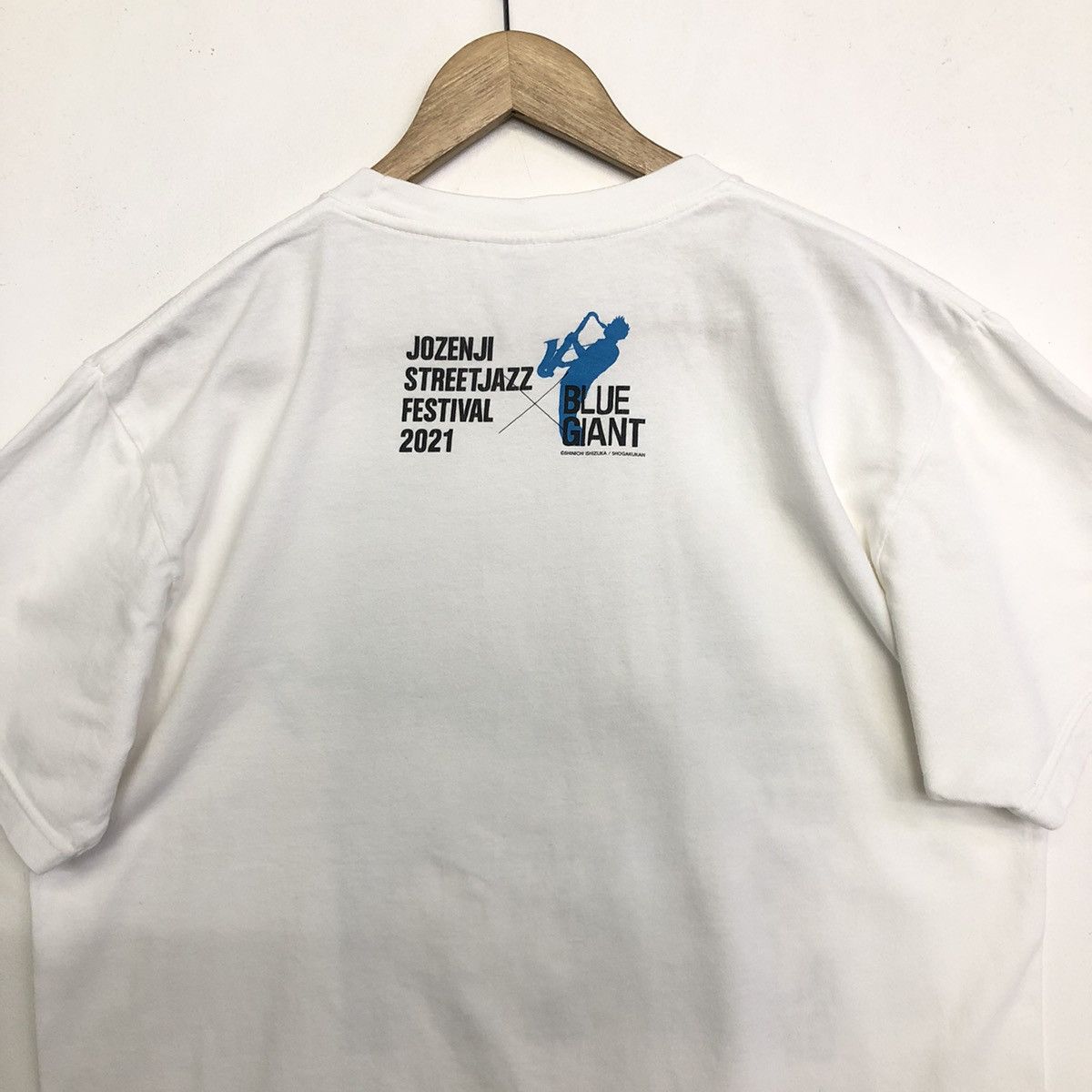 Anime BLUE GIANT ANIME X JOZENJI STREETJAZZ FESTIVAL 2021 TSHIRT Size US L / EU 52-54 / 3 - 8 Thumbnail