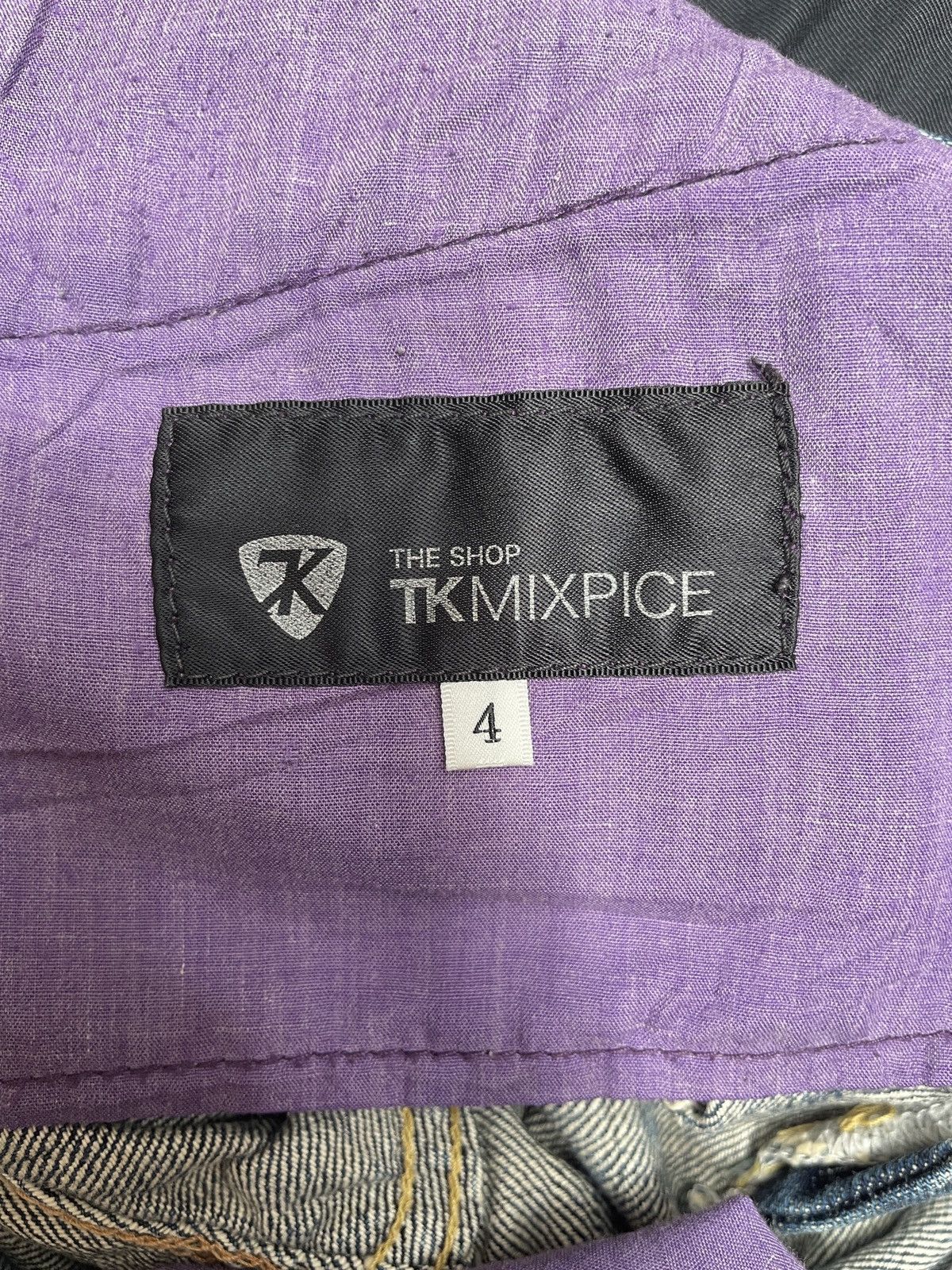 If Six Was Nine × Japanese Brand × Vintage Rare Design Vintage Brand TK Mixpice Sukajan Jeans 1990s Size US 34 / EU 50 - 8 Thumbnail