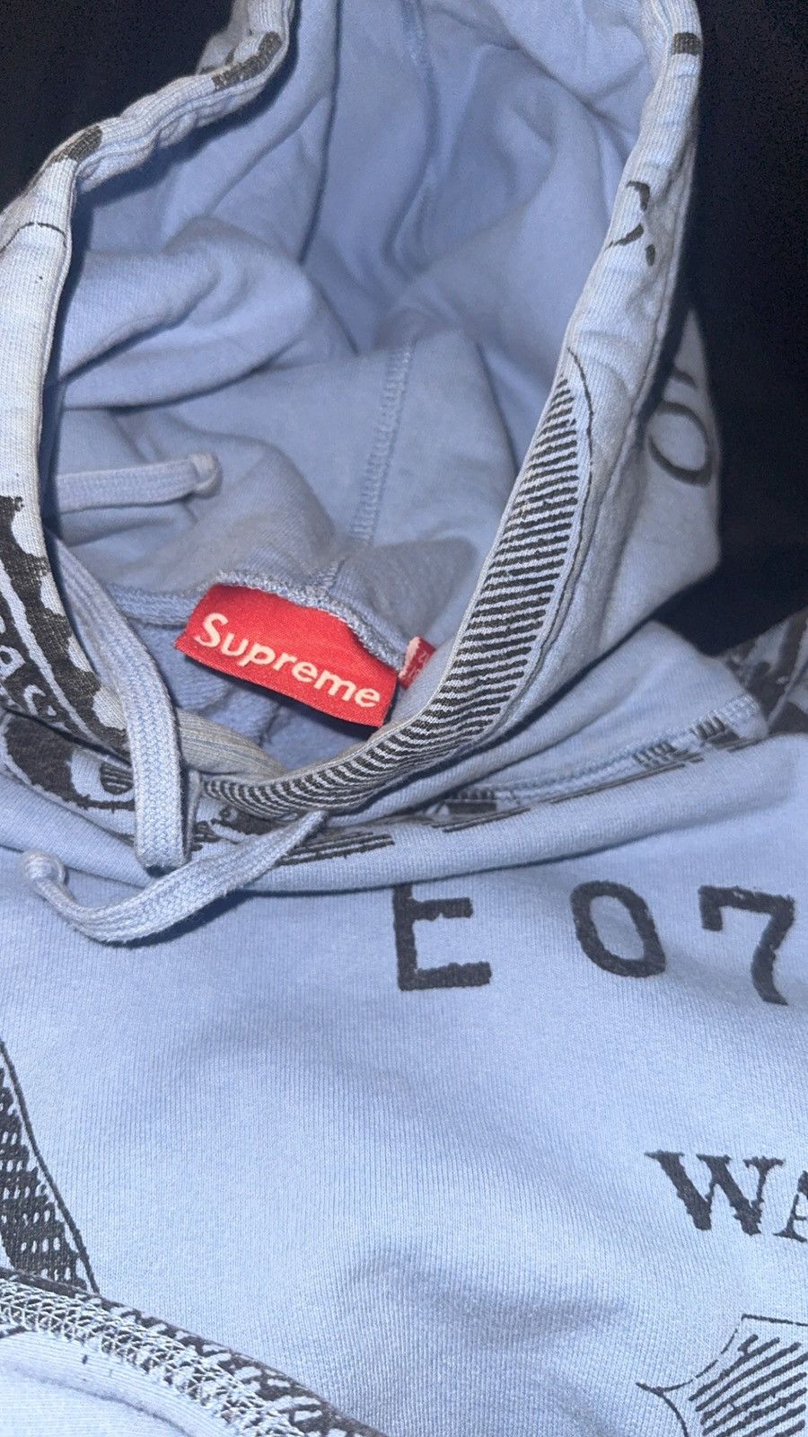Supreme Supreme Blue $100 Bill Hoodie Size US M / EU 48-50 / 2 - 7 Thumbnail