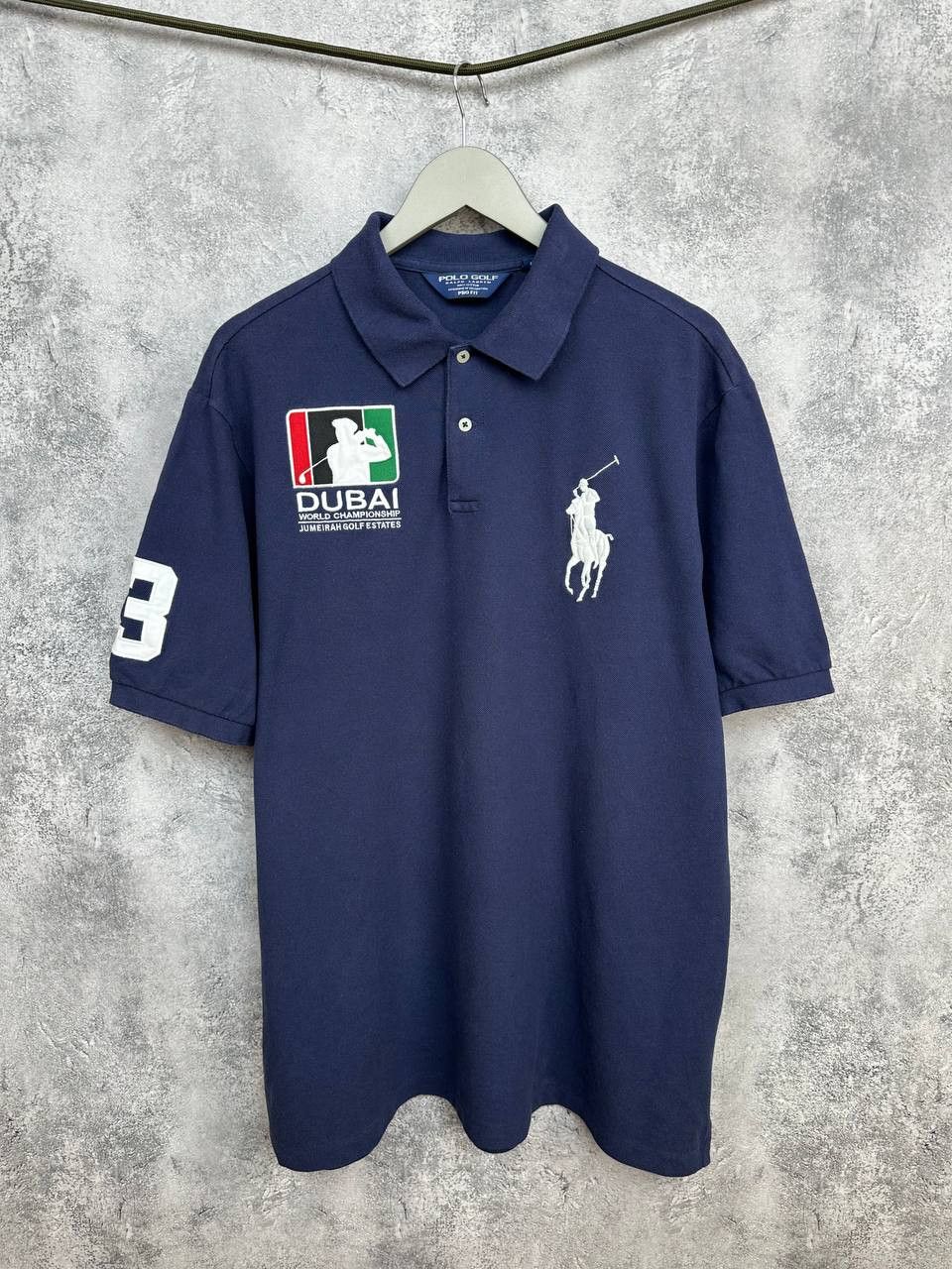 Polo Ralph Lauren Polo Ralph Lauren "Dubai" Golf Polo Shirt Navy Vintage Size US XL / EU 56 / 4 - 1 Thumbnail