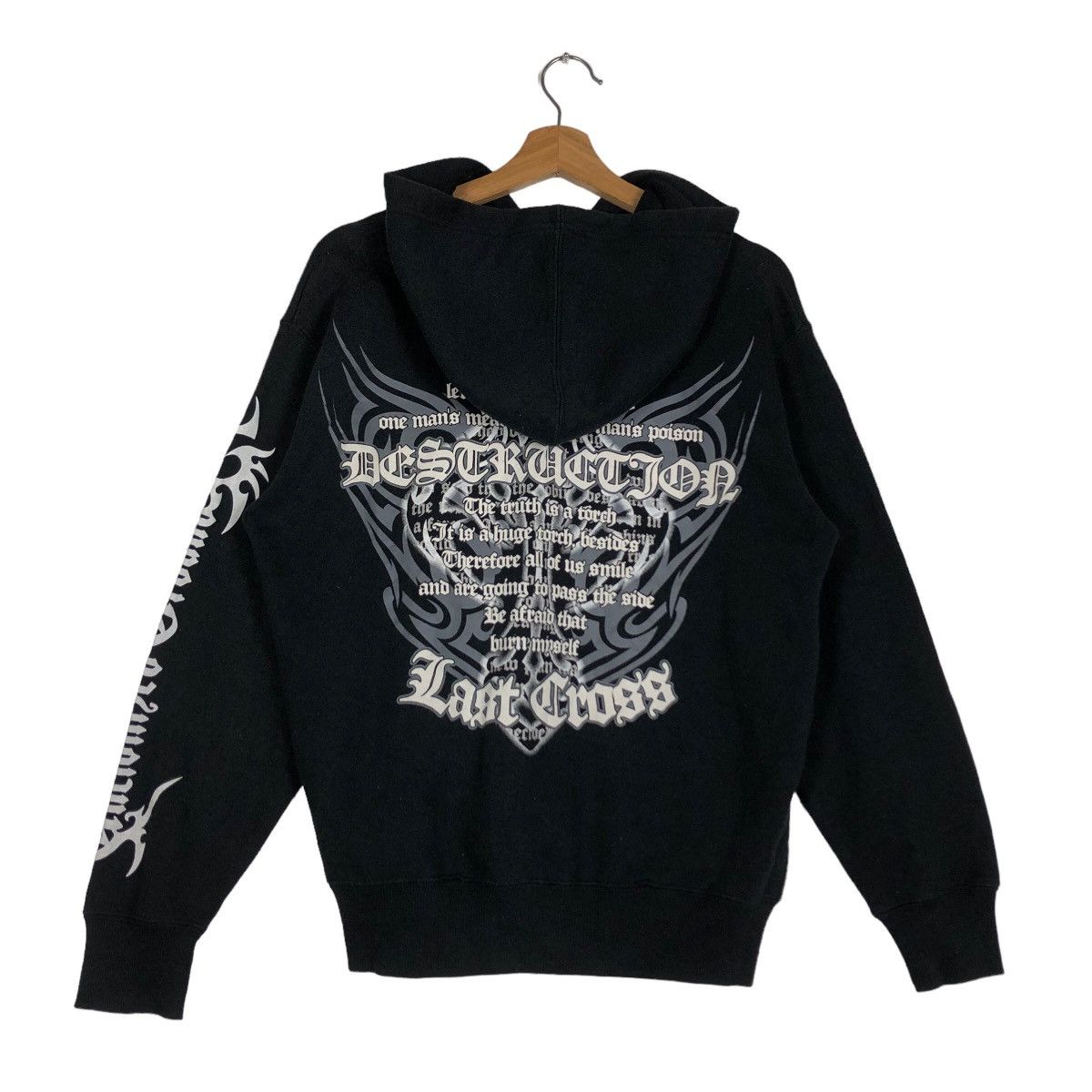 Japanese Brand × Seditionaries Rare Dear Future Hoodie Punk Big Logo Inspire Chrome Hearts Size US M / EU 48-50 / 2 - 8 Thumbnail