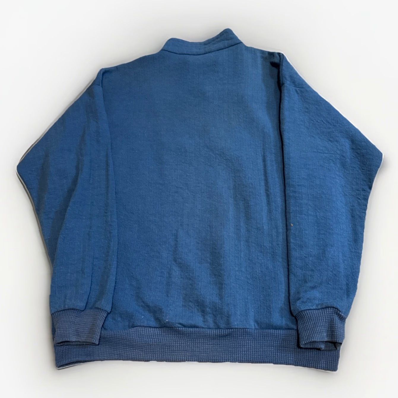 Adidas VINTAGE Adidas Quarter Zip Sweatshirt Sweatpants Suit Set Pullover Blue L Men Mens Size US L / EU 52-54 / 3 - 3 Thumbnail