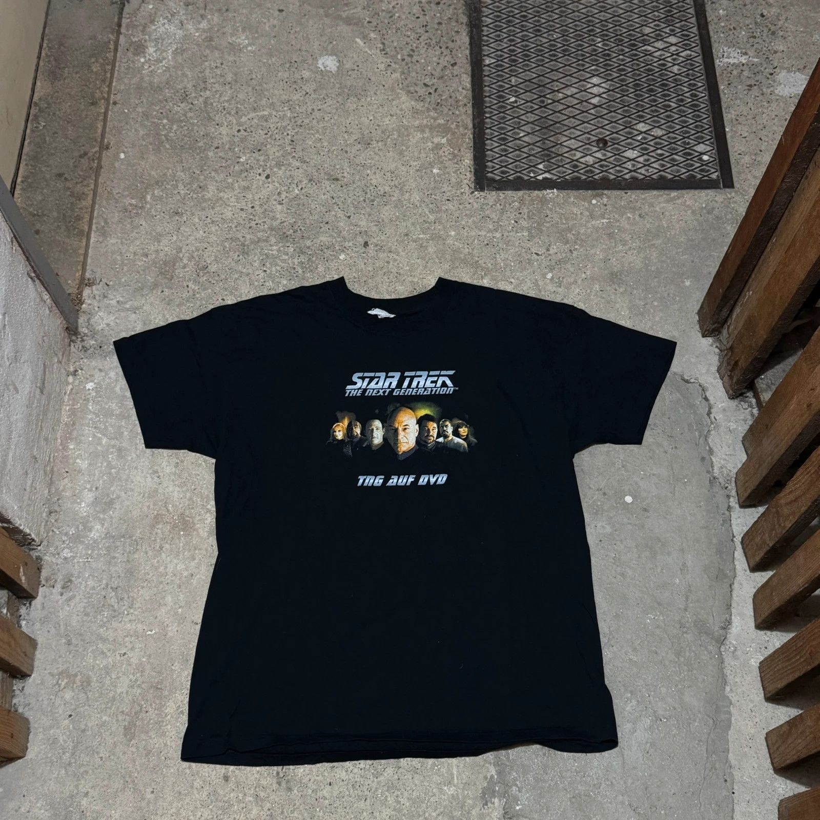 Vintage Vintage 90s promo star treck t-shirt Size US XL / EU 56 / 4 - 1 Thumbnail