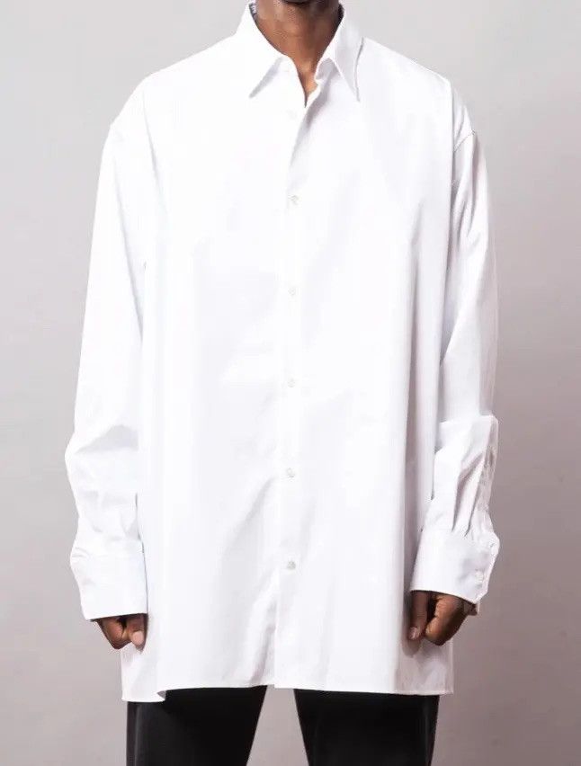 Raf Simons Oversized White Shirt Size US S / EU 44-46 / 1 - 2 Thumbnail