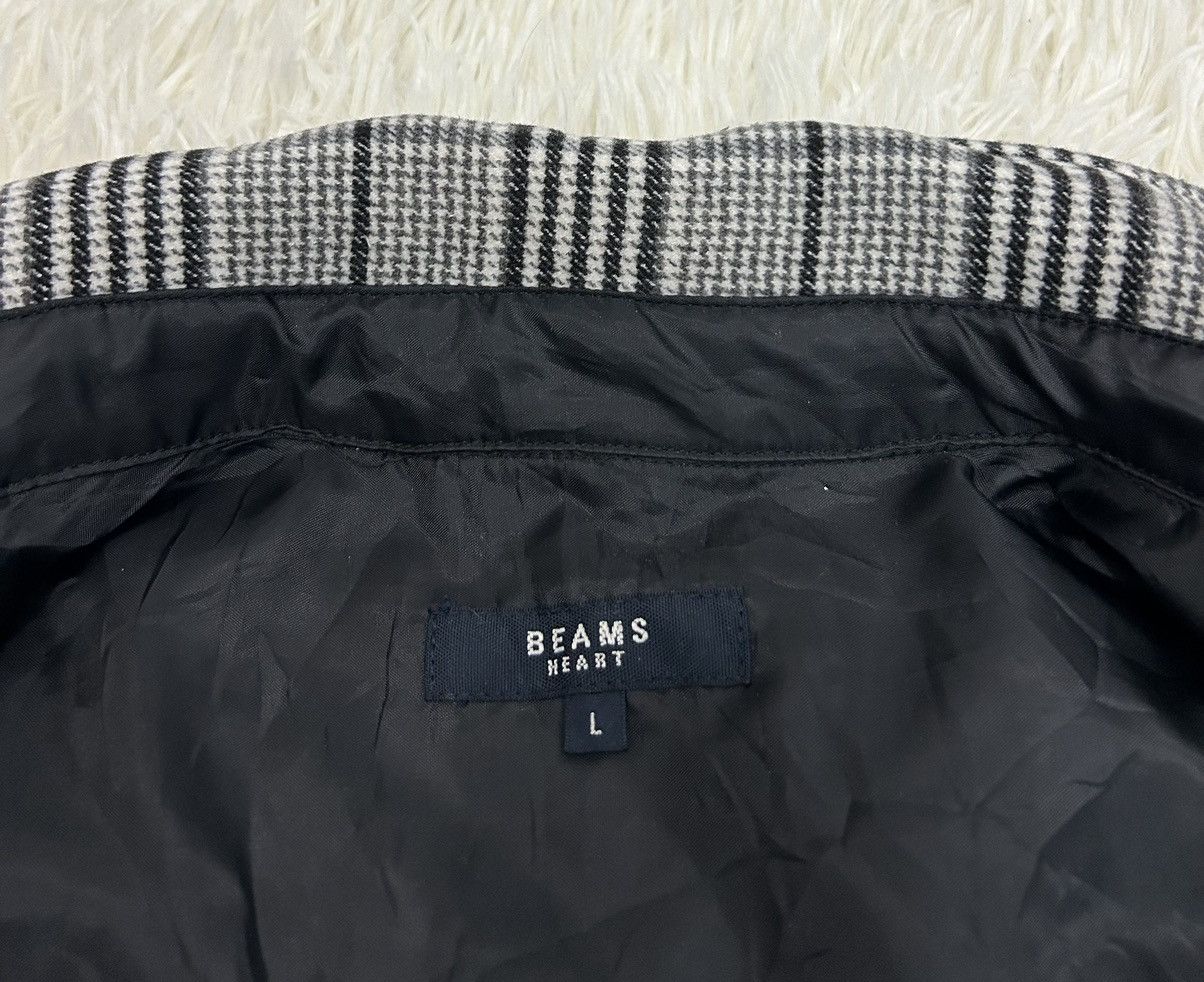 Beams Plus × Japanese Brand Beams Heart Tartan Plaid Shacket Size US L / EU 52-54 / 3 - 6 Thumbnail