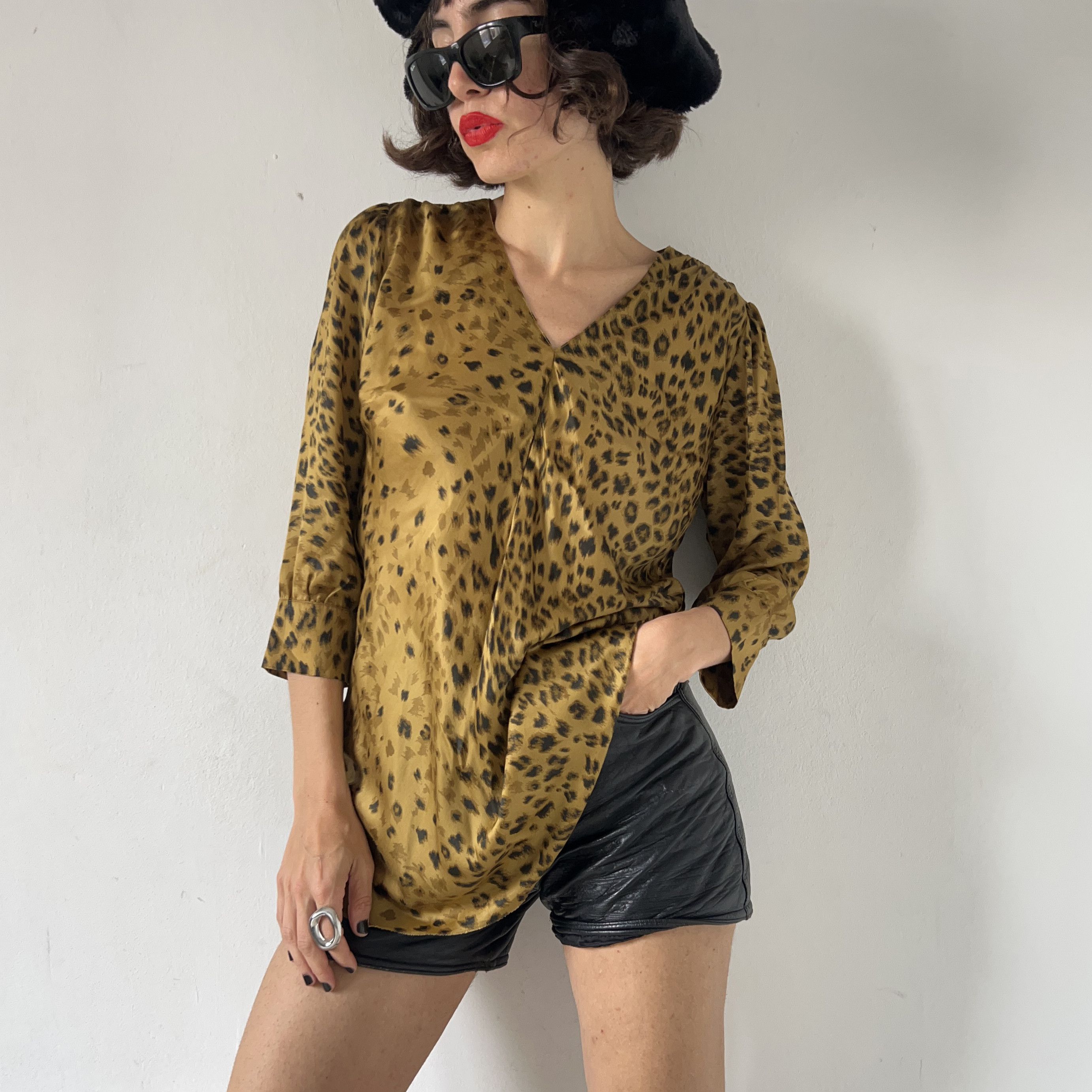 Replay Replay animal print mob wife viscose blouson Size M / US 6-8 / IT 42-44 - 4 Thumbnail