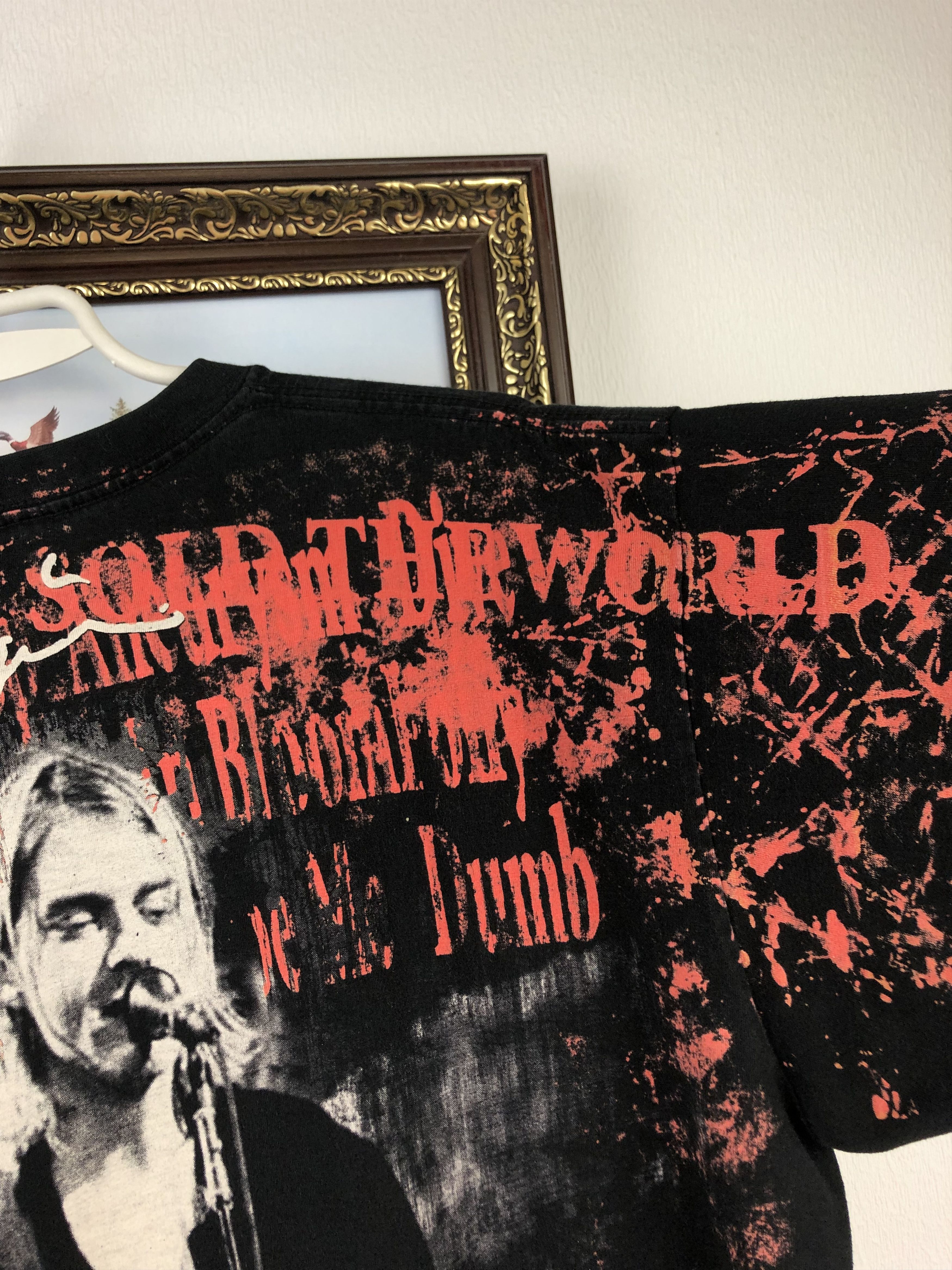 Band Tees Vintage Over Print Curt Cobain Tee Shirt Band Rare Black Size US M / EU 48-50 / 2 - 16 Thumbnail