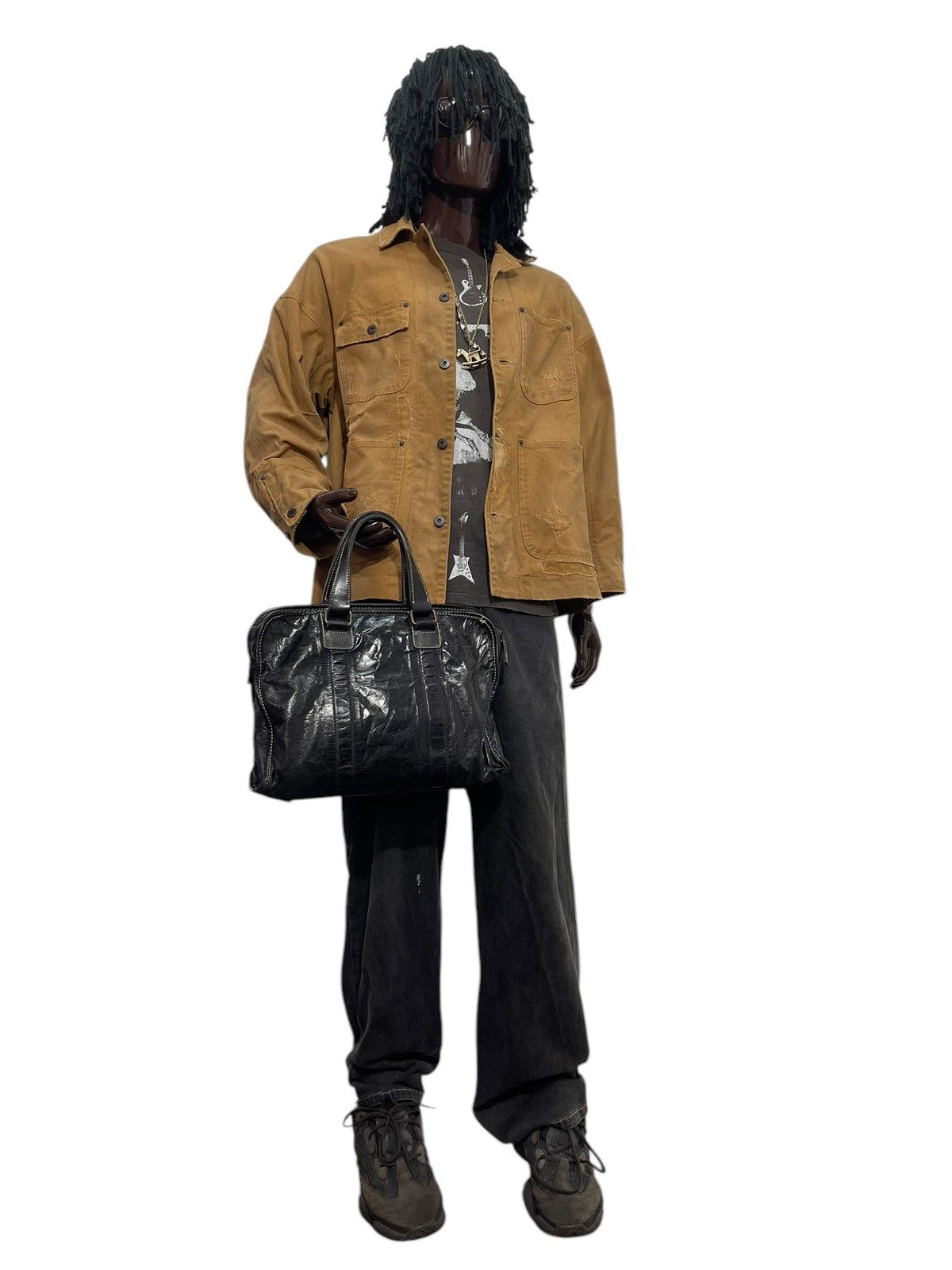 Genuine Leather Full Leather Patina F. Clio Italy Brief Bag 1🟩7 Size ONE SIZE - 2 Thumbnail